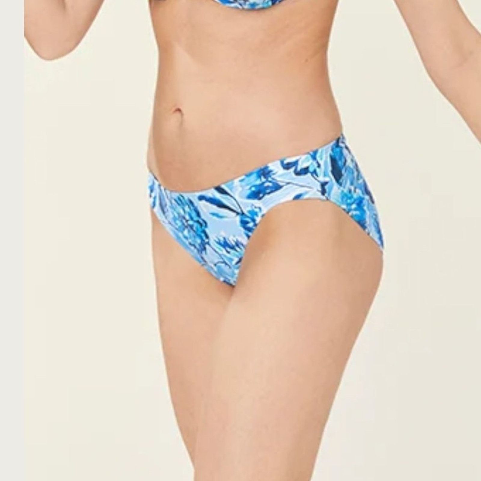 Other Andie The Bikini Bottom Blue Floral Size Large NWT $55 MSRP Size ONE SIZE - 1 Thumbnail