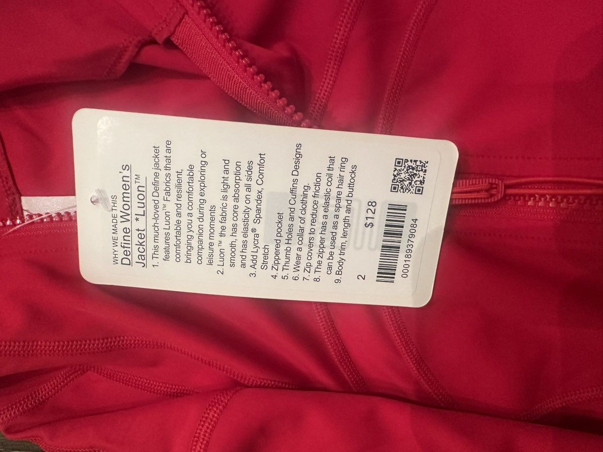 Lululemon Lululemon define jacket size 2 calypso pink Size S / US 4 / IT 40 - 4 Thumbnail