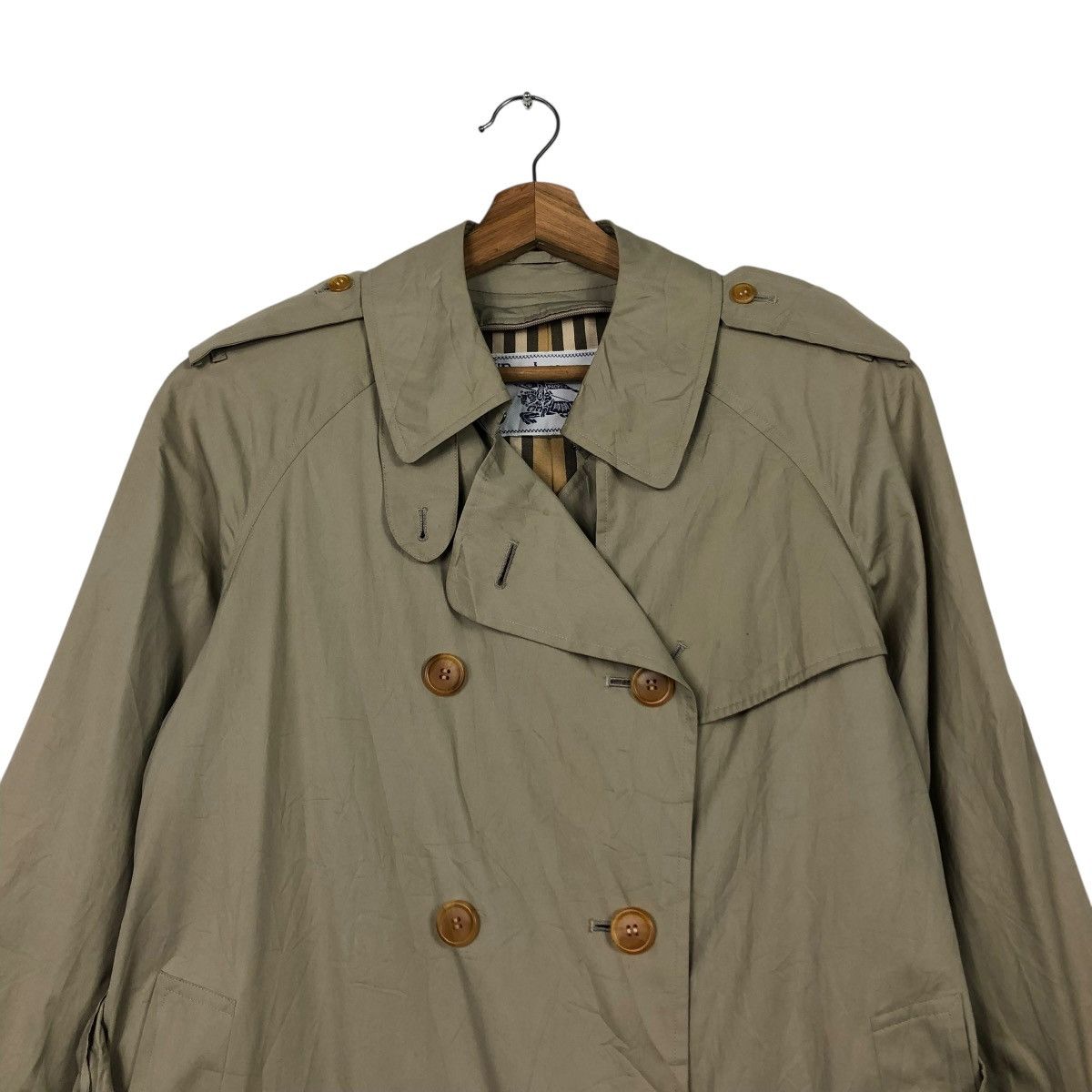 Burberry 🔥VINTAGE LONG JACKET TRENCH COAT BURBERRYS NOVA CHECK Size US M / EU 48-50 / 2 - 4 Thumbnail