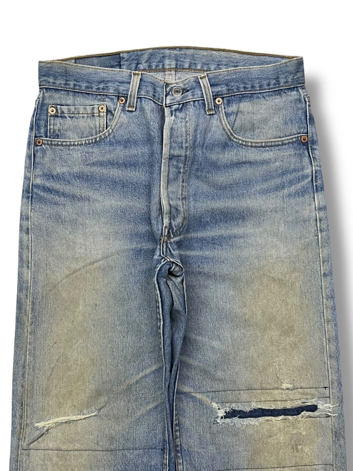 Levi's Vintage 90s Levi’s 502 Usa - Faded, Distressed Denim Size US 31 - 4 Thumbnail