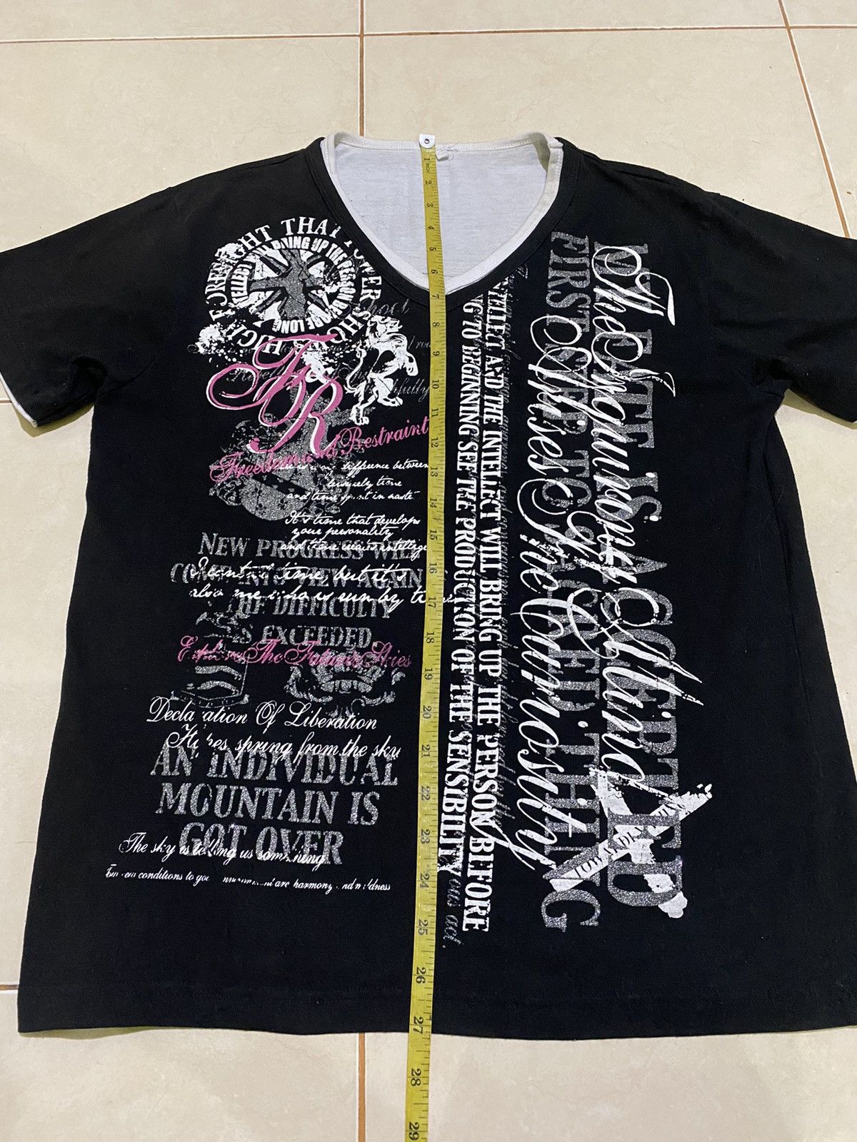 Hysteric Glamour × If Six Was Nine × Japanese Brand Y2k double layer ifsixwasnine style tshirt Size US L / EU 52-54 / 3 - 5 Thumbnail