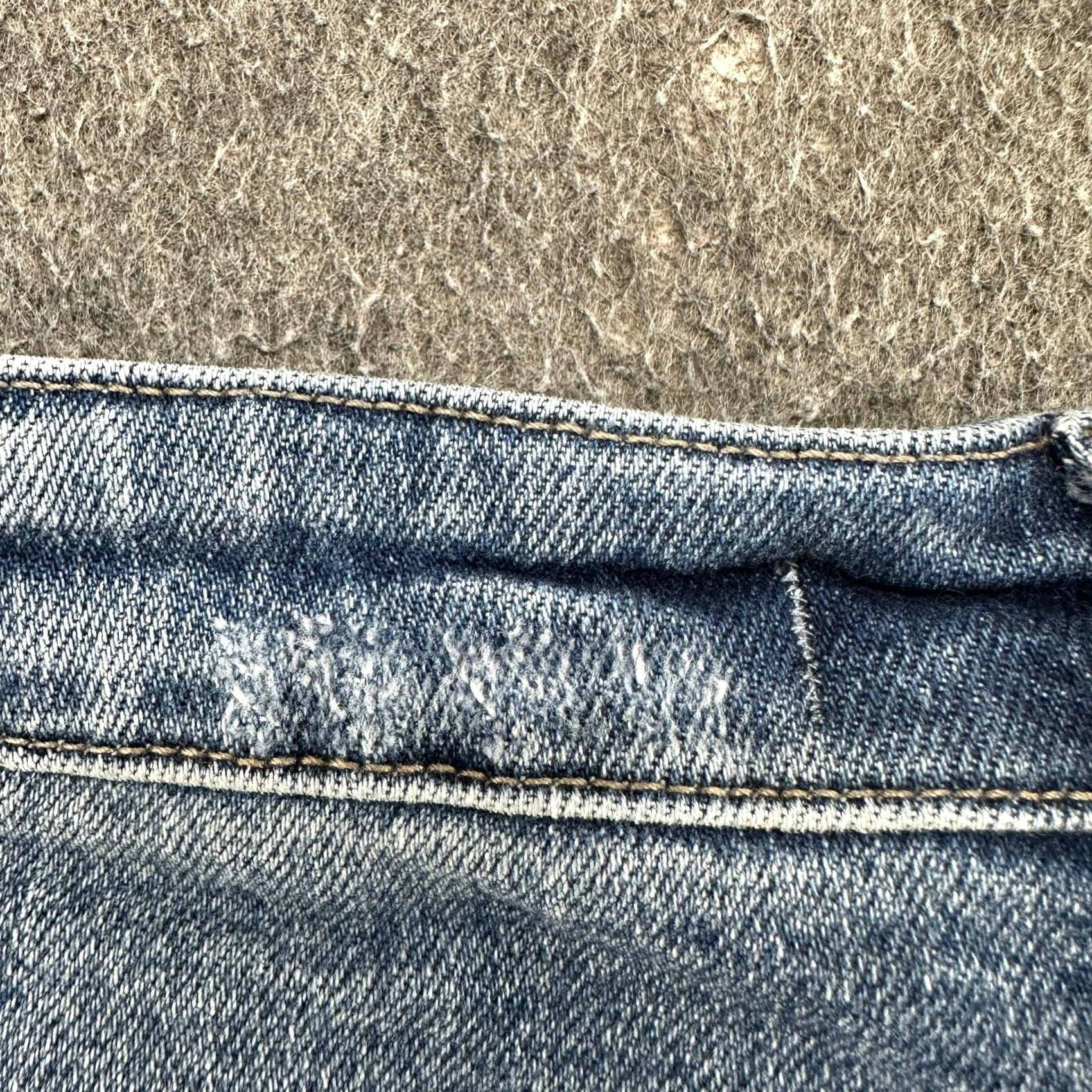 Vintage Judy Blue Jeans Womens 29 Regular Straight Distressed High Waist Blue Denim Jeans Menstrual? Size 29" - 4 Thumbnail