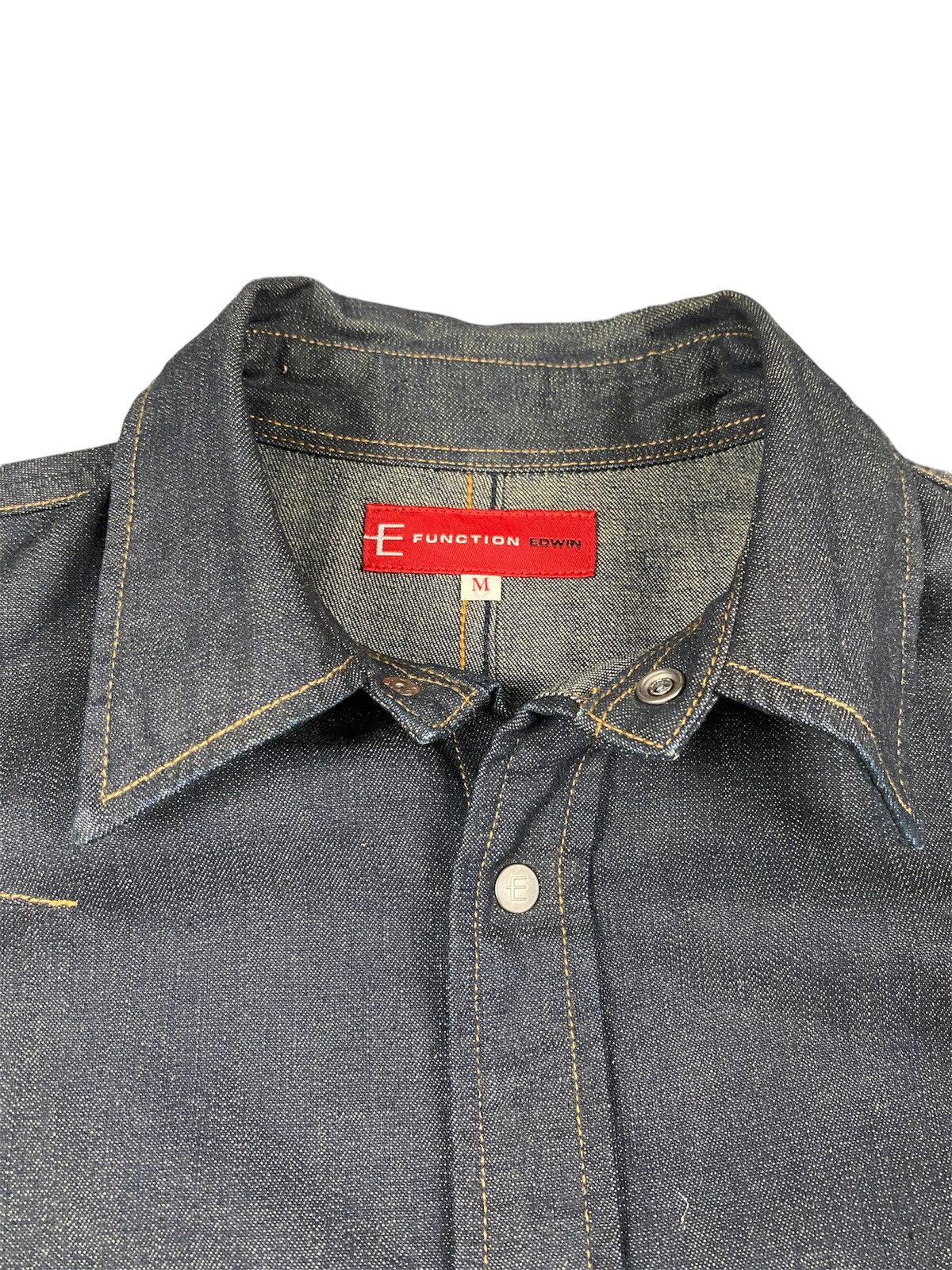 Edwin × Vintage Vintage E Function Edwin Denim Shirt Size US M / EU 48-50 / 2 - 5 Thumbnail