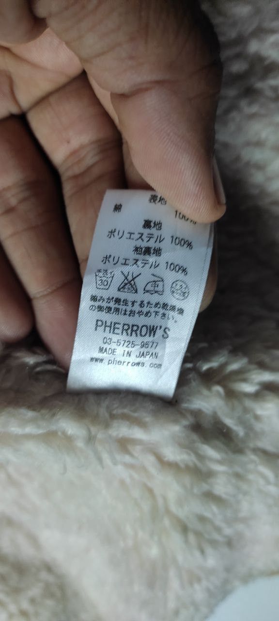 Pherrow's PHERROWS SPORTWEAR CORDUROY SHERPA DENIM JACKET Size US S / EU 44-46 / 1 - 14 Thumbnail