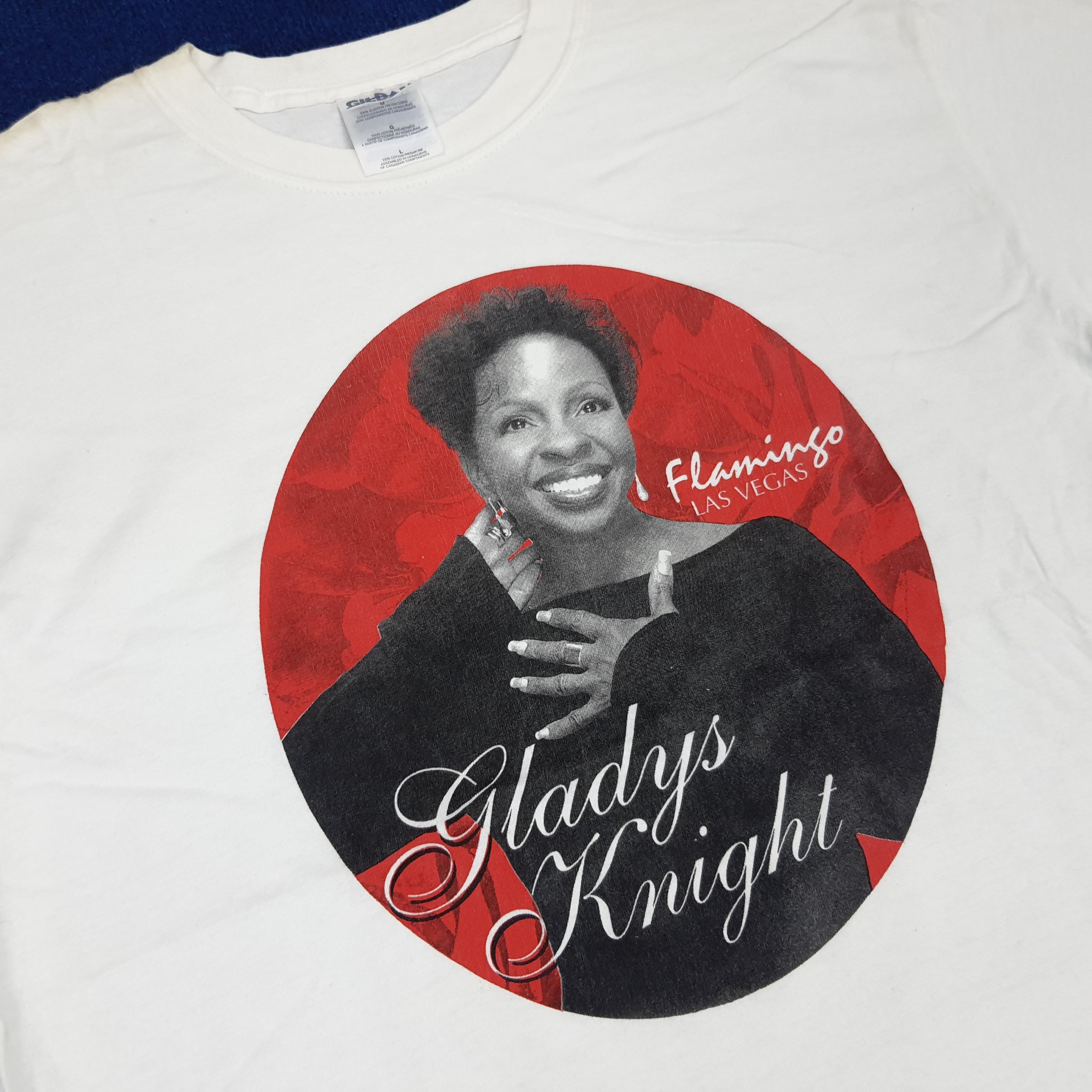 Vintage Vintage Gladys Knight Show Flamingo Las Vegas T-shirt Size US L / EU 52-54 / 3 - 2 Thumbnail