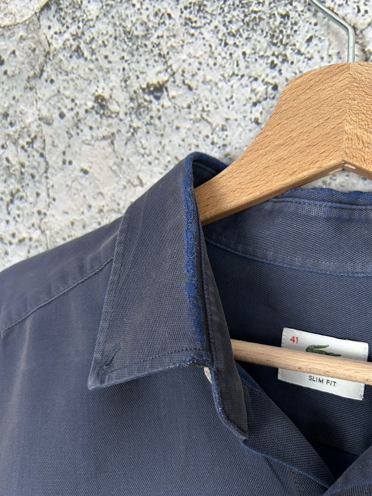 Lacoste × Vintage Lacoste Vintage Navy Grey Shirt Button Ups Elegant Hype Size US M / EU 48-50 / 2 - 4 Thumbnail