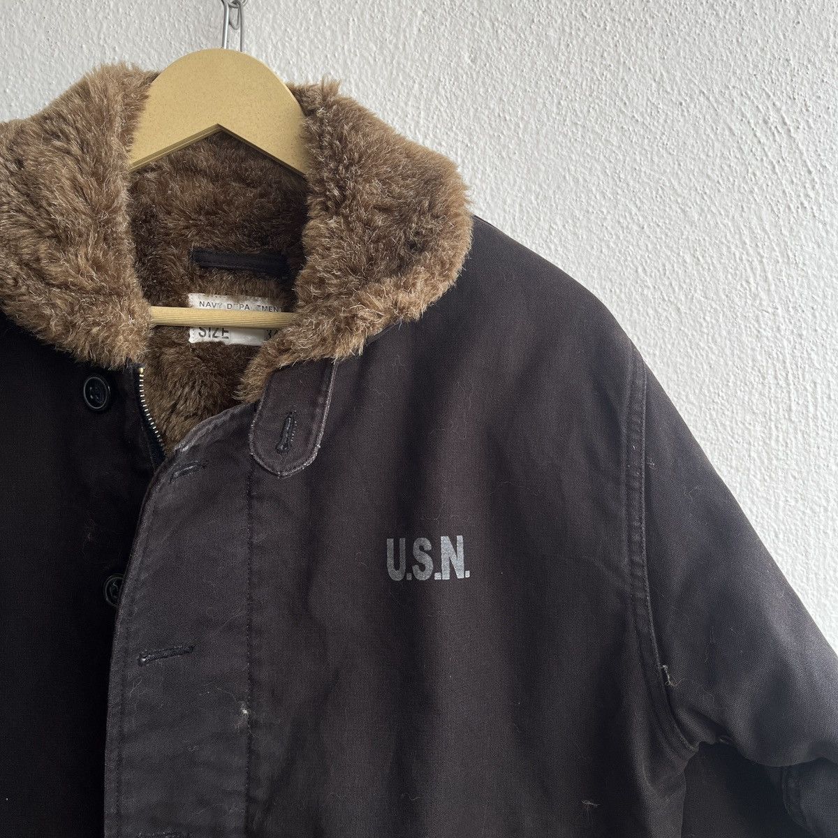 The Real McCoy's × Vintage VINTAGE USN NAVY DEPARTMENT JACKET TALON ZIPPER Size US S / EU 44-46 / 1 - 6 Thumbnail