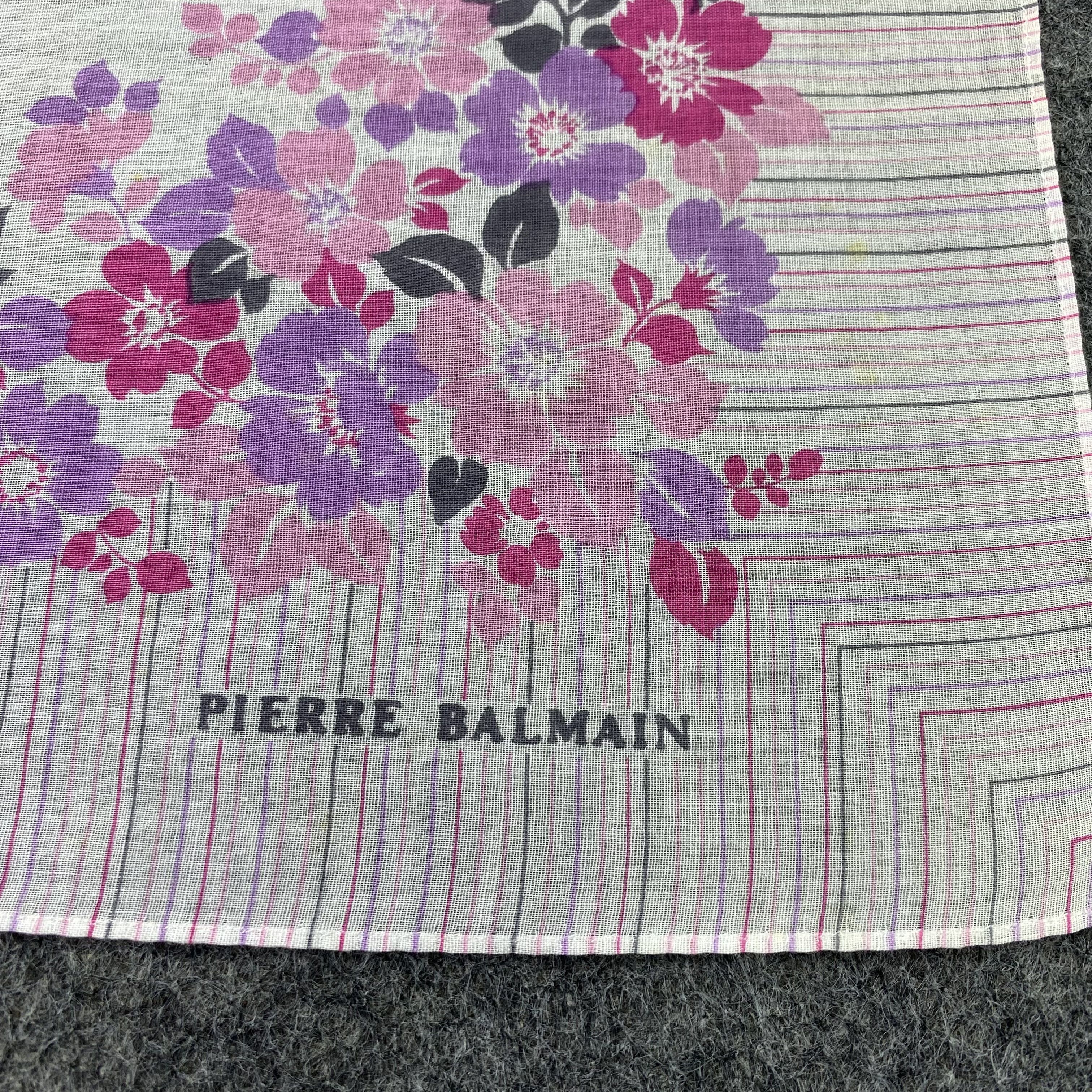Pierre Balmain Pierre Balmain Handkerchief / Bandana / Neckerchief-B617 Size ONE SIZE - 5 Thumbnail