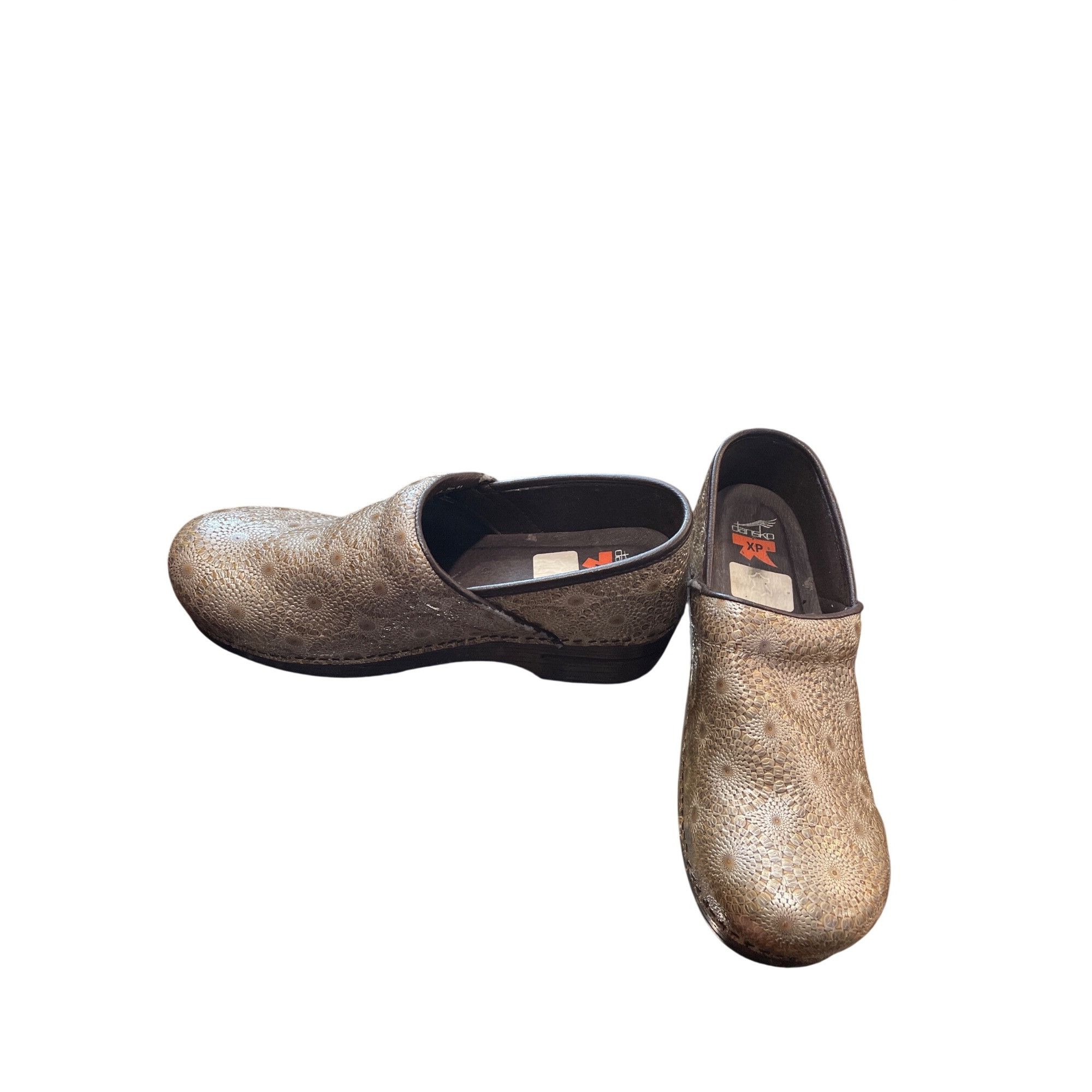 Dansko Dansko XP wms tan leather geometric nursing clogs shoes sz 4 Size US 11 / IT 41 - 2 Thumbnail