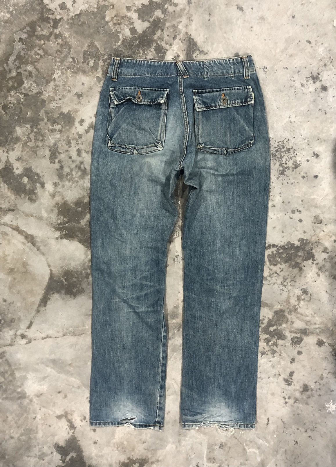 Japanese Brand × Johnbull × Vintage Vintage Johnbull Soldier Bushpant Denim Jeans Size US 33 - 8 Thumbnail