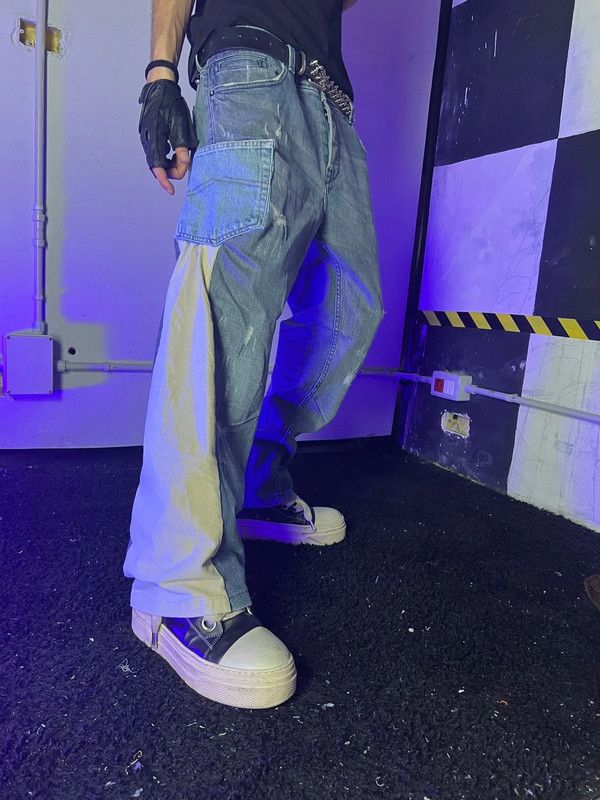 Japanese Brand Punk Streetwear Goth Baggy Oversize Custom Jeans Denim Pants Size US 38 / EU 54 - 1 Thumbnail