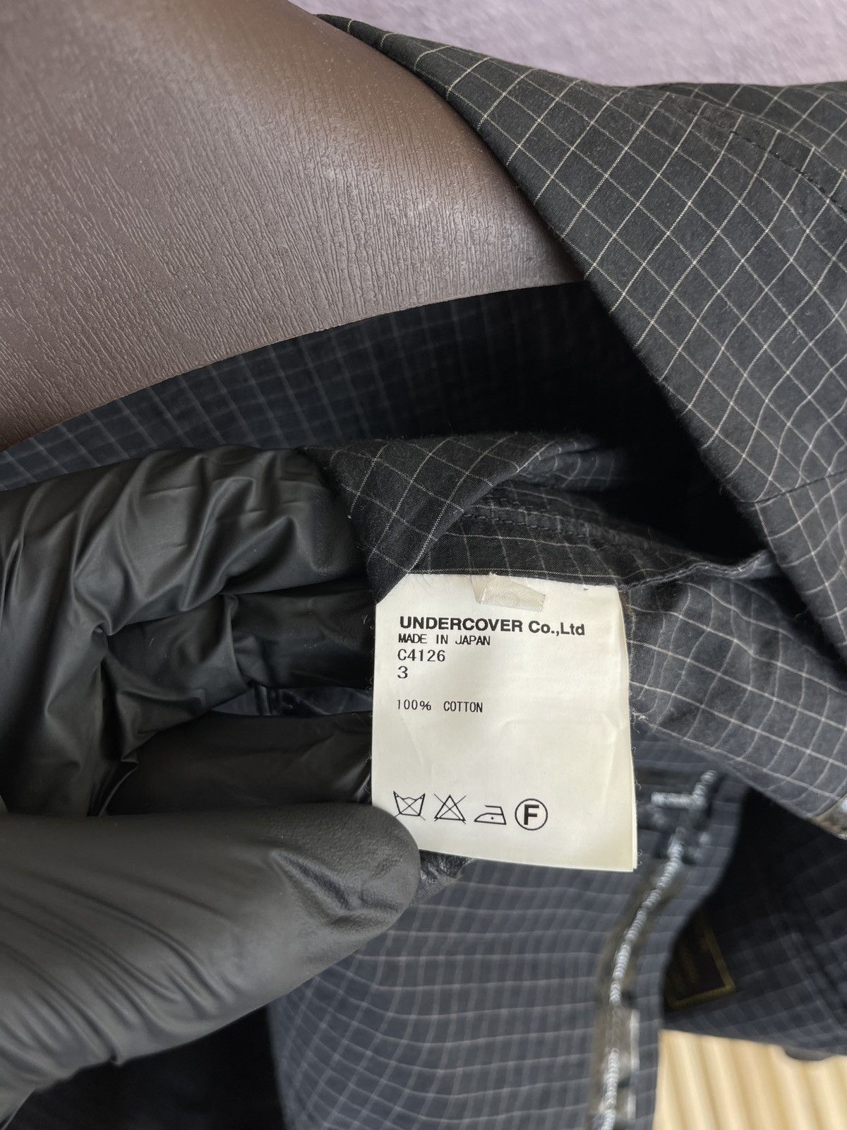 Japanese Brand Undercoverism "We Make Clothes Not Noise" Blazer checkered Size 38R - 16 Thumbnail