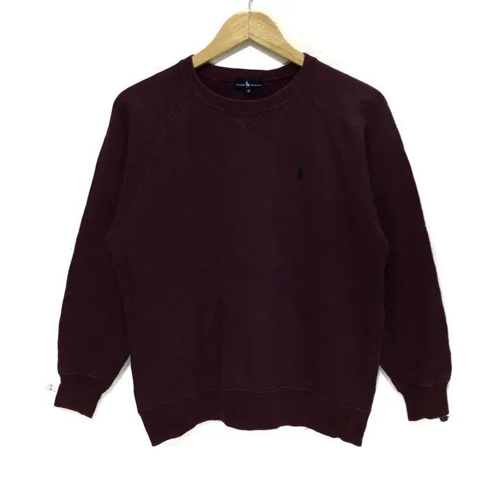 Polo Ralph Lauren Vtg POLO RALPH LAUREN Small Pony Purple Sweatshirt Sweater Size US M / EU 48-50 / 2 - 1 Thumbnail