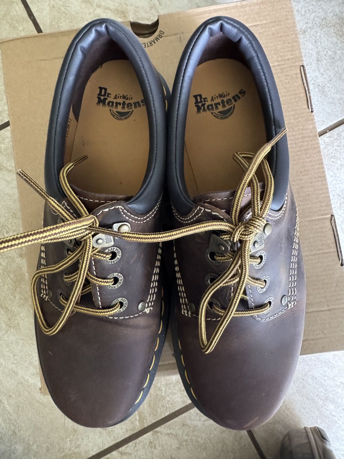 Dr. Martens Dr. Martens 8053 Leather Platform Shoes Size US 11 / EU 44 - 7 Thumbnail