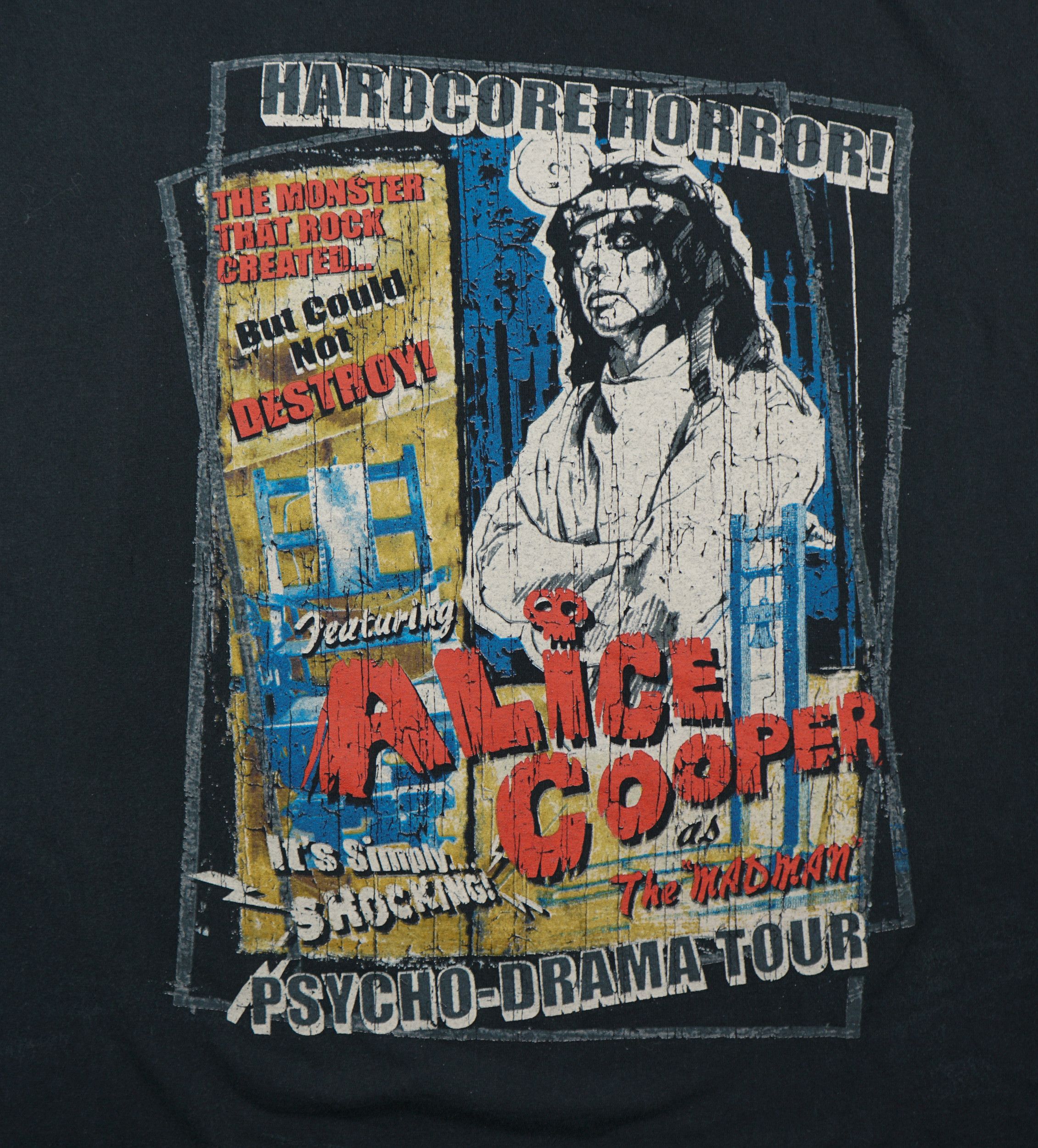 Band Tees × Vintage Vintage 2007 Alice Cooper Tour T-Shirt Size US XL / EU 56 / 4 - 2 Thumbnail