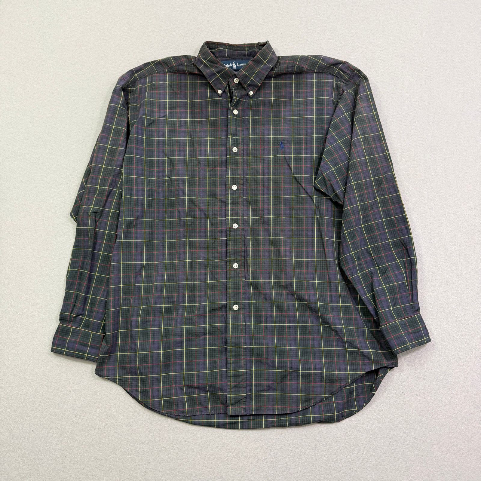Polo Ralph Lauren Vintage Polo Ralph Lauren Blake Button Shirt Men's Large Size US L / EU 52-54 / 3 - 1 Thumbnail
