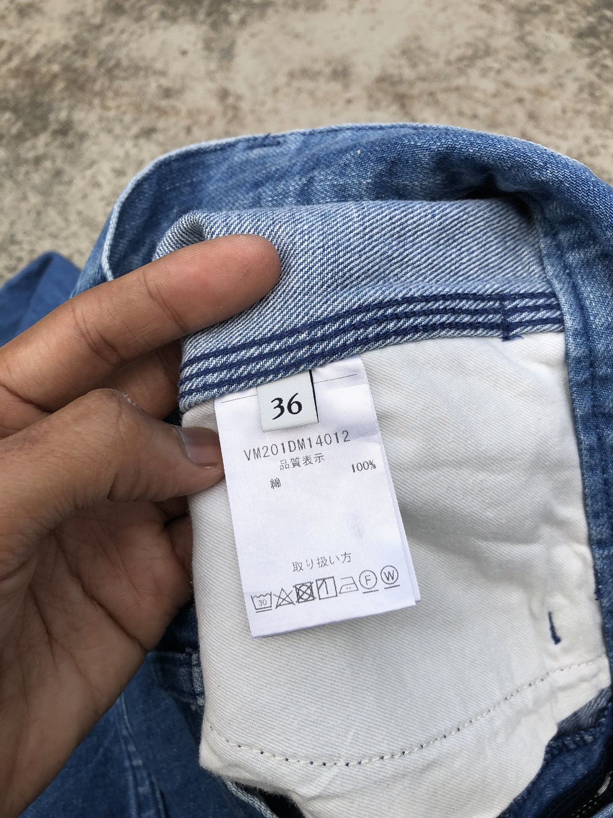 Other BAGGY CROPPED DENIM BY VINCENT ET MIREILLE Size US 28 / EU 44 - 2 Thumbnail