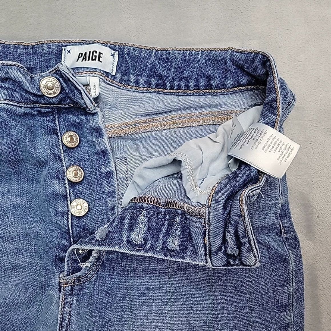 Paige Paige Jeans Womens 28 Blue Denim Margot Skinny Stretch Cotton Blend Casual Pants Size 28" / US 6 / IT 42 - 5 Thumbnail