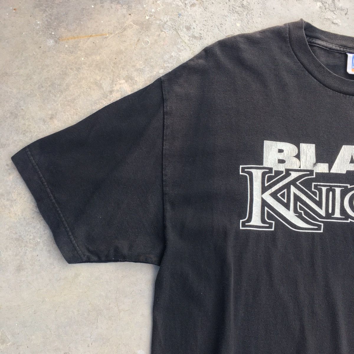 Fox Racing × Vintage Vintage Black Knight November 21 Faded Tee Size US L / EU 52-54 / 3 - 4 Thumbnail