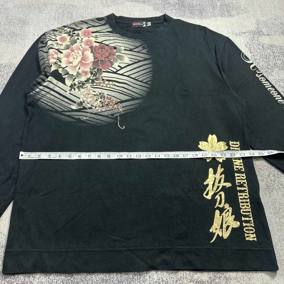 Japanese Brand Divine Retribution sukajan Longsleeve Tshirt Size US XXL / EU 58 / 5 - 7 Thumbnail