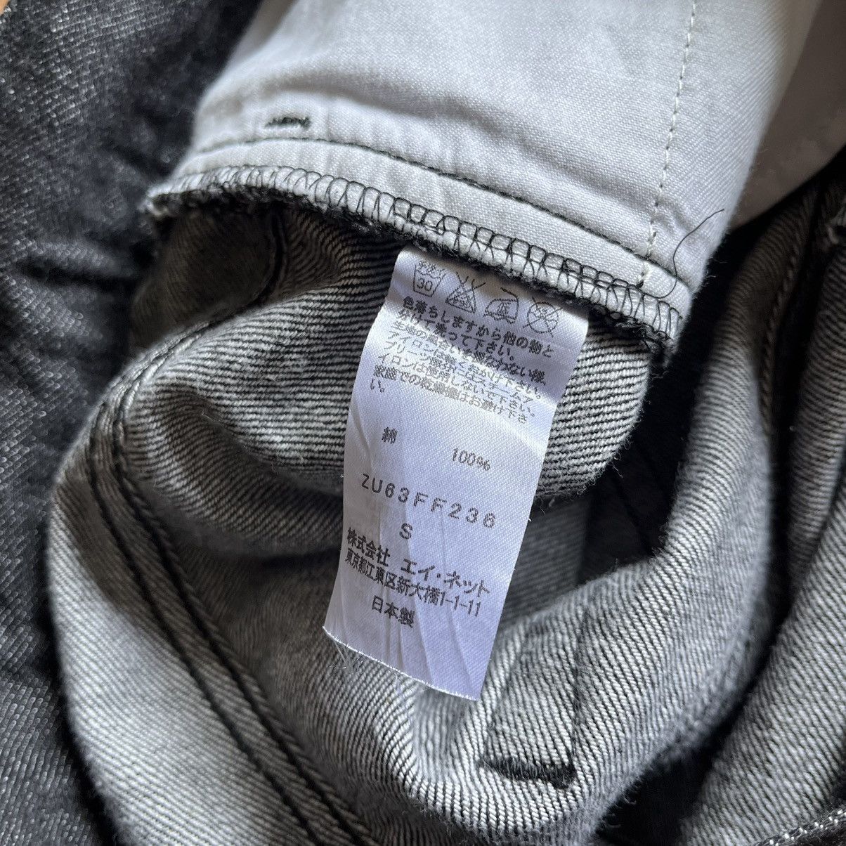 14th Addiction × Japanese Brand × Zucca Cabane de Zucca Asymetric Ten Button Denim Pants Size US 29 - 8 Thumbnail