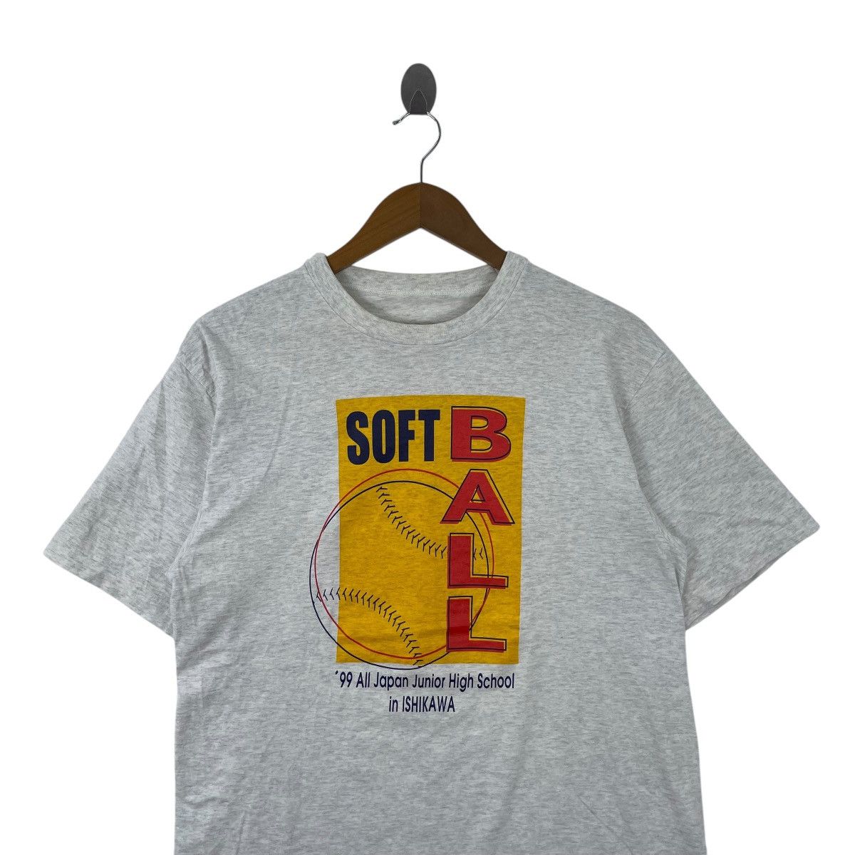Vintage Vintage 90s Softball All Team Japan Tournament Tee Shirt Size US L / EU 52-54 / 3 - 2 Thumbnail