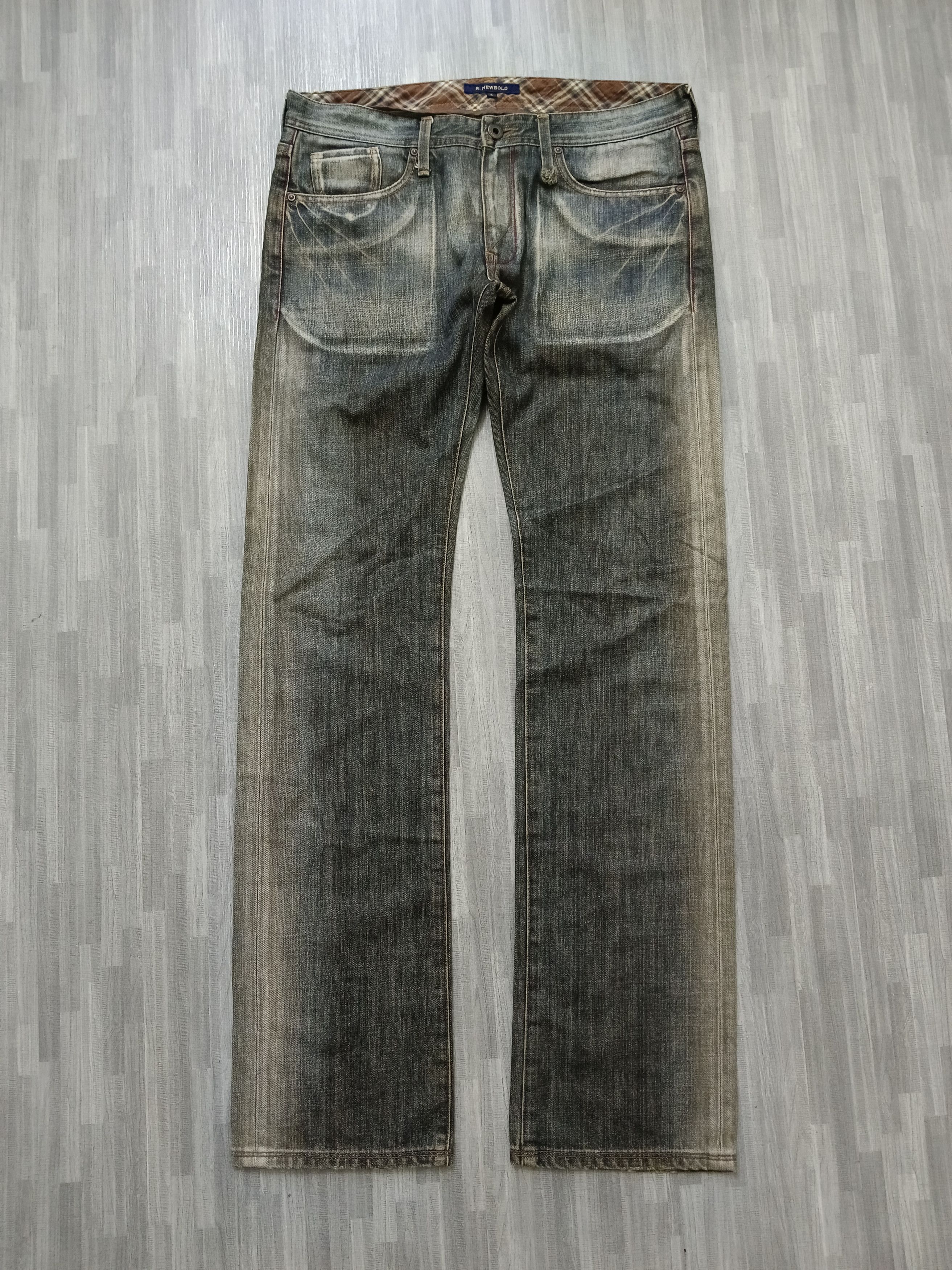 R.Newbold DISTRESSED R.NEWBOLD DENIM PANTS Size US 32 / EU 48 - 2 Thumbnail