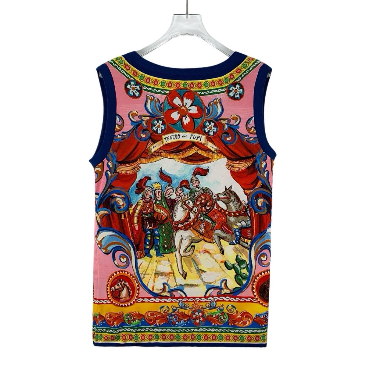 Dolce & Gabbana Dolce & Gabbana Totem Print Silk Sleeveless Tank Top K26WX Size M / US 6-8 / IT 42-44 - 2 Thumbnail