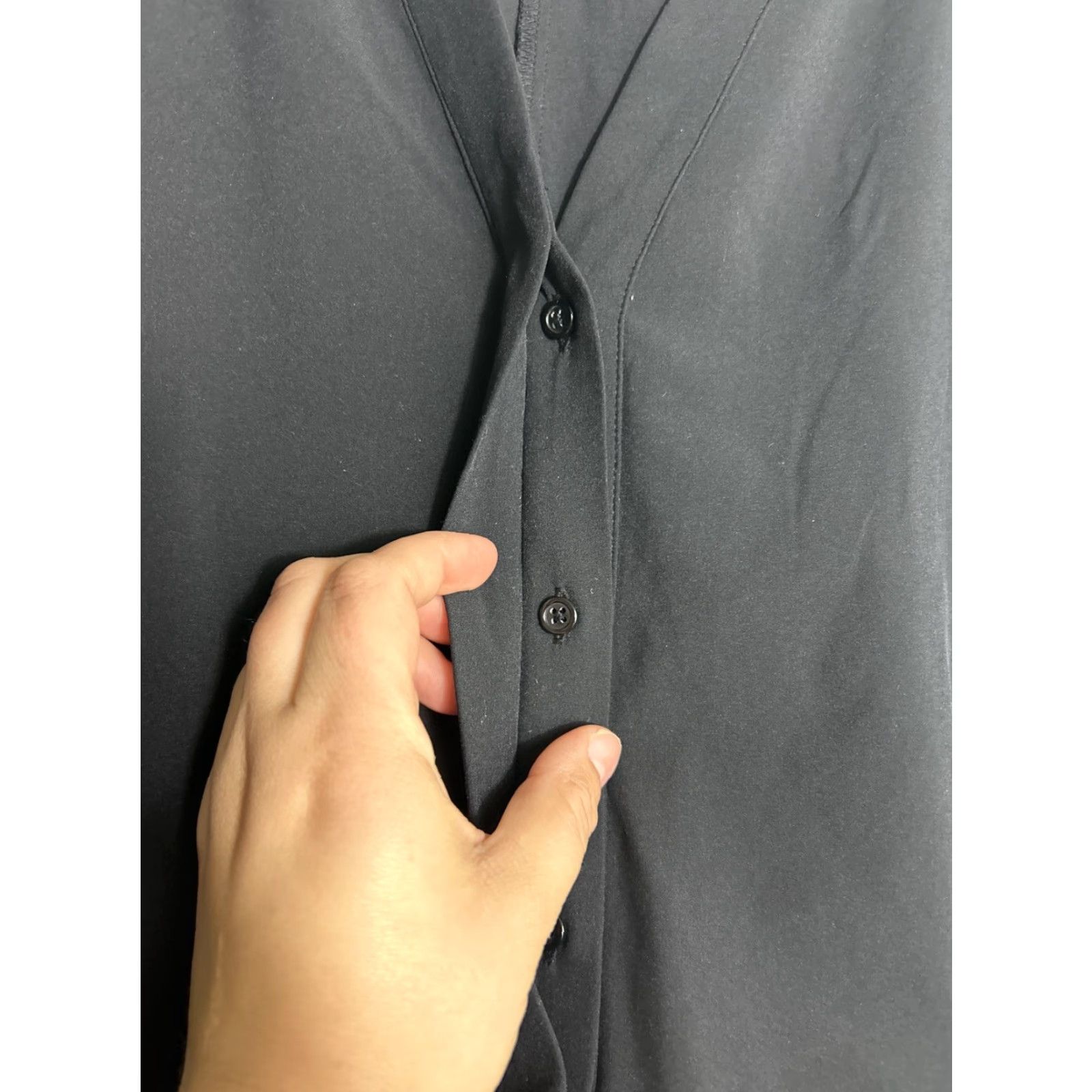 Athleta Athleta Romper Women's 12 Black Cap Sleeve Short Sleeve 3.5" Inseam Semi-Fitted One-Piece Size 34" / US 12 / IT 48 - 5 Thumbnail