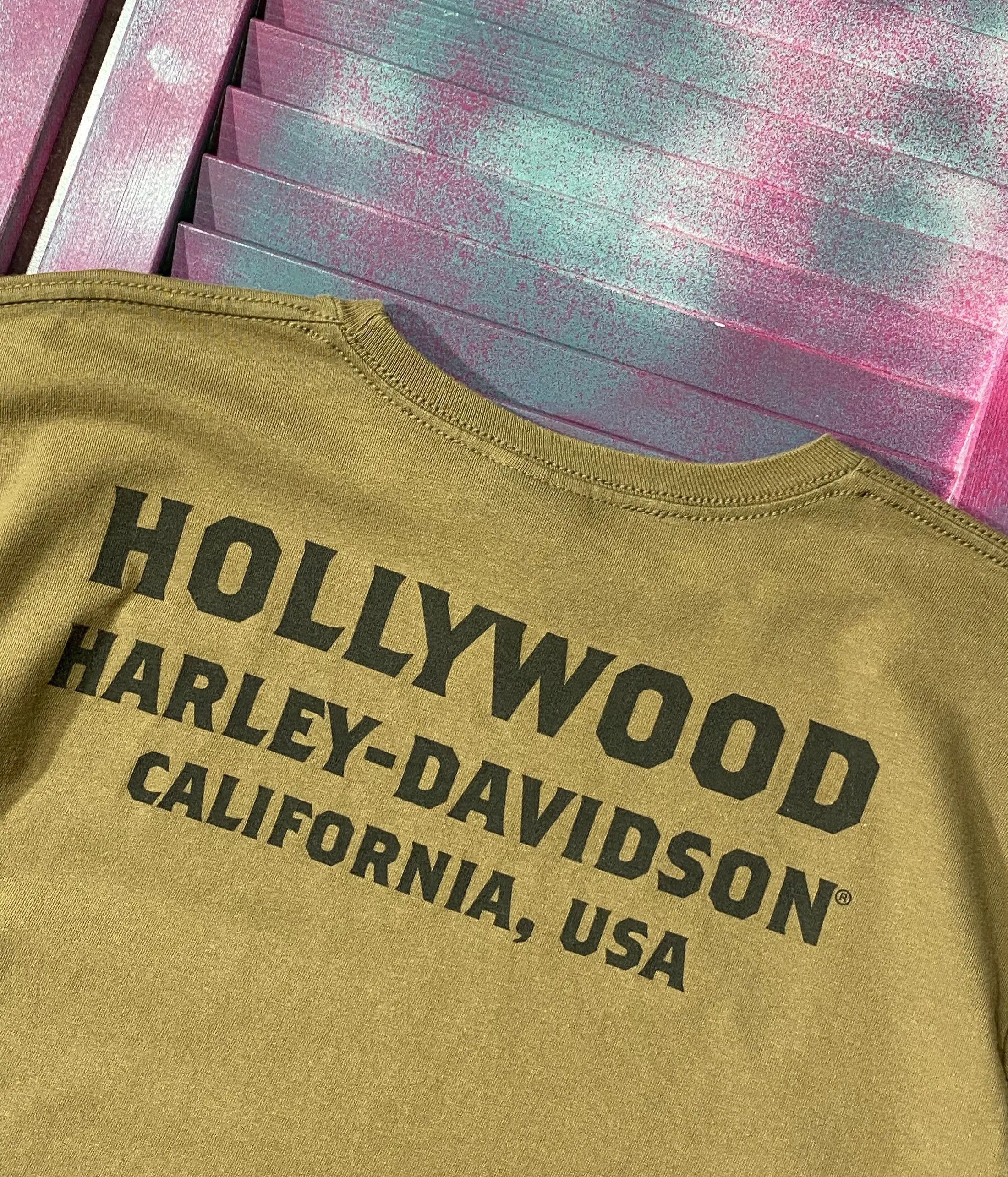 Harley Davidson Vintage Y2K Harley Davison HOLLYWOOD Girls and Cars T-shirt Size US M / EU 48-50 / 2 - 4 Thumbnail