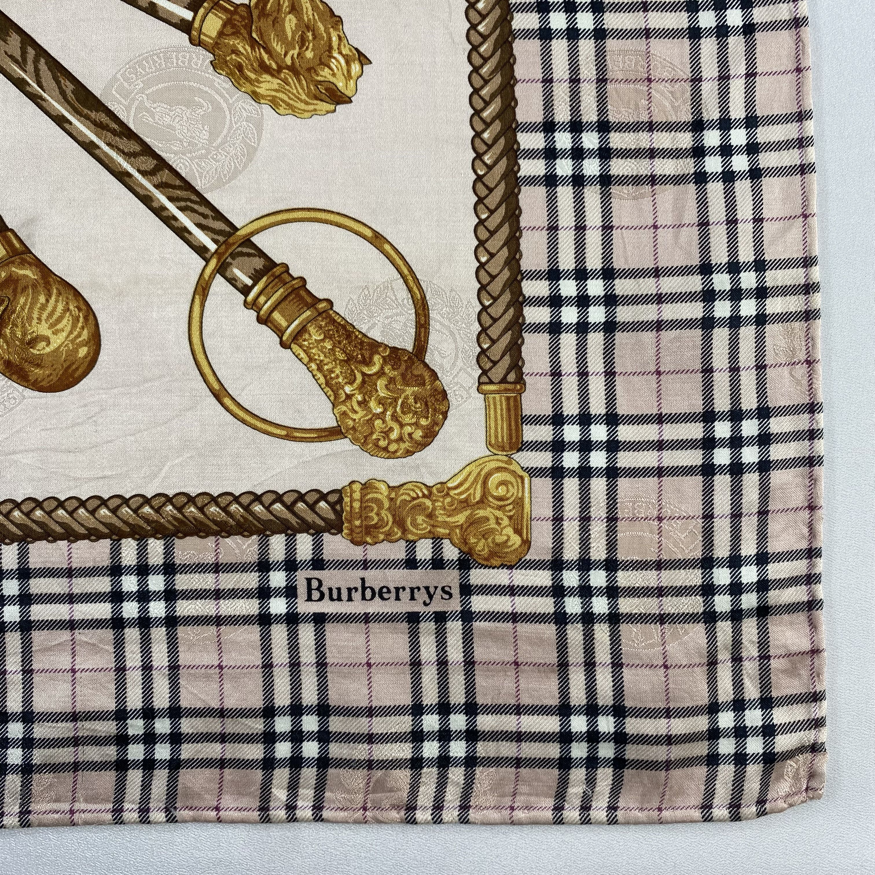Burberry × Vintage Burberry Handkerchief / Neckerchief / Bandana-P921 Size ONE SIZE - 3 Thumbnail