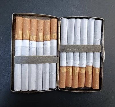 Other Portable Vintage Metal Brass Cigarette Case Size ONE SIZE - 4 Thumbnail