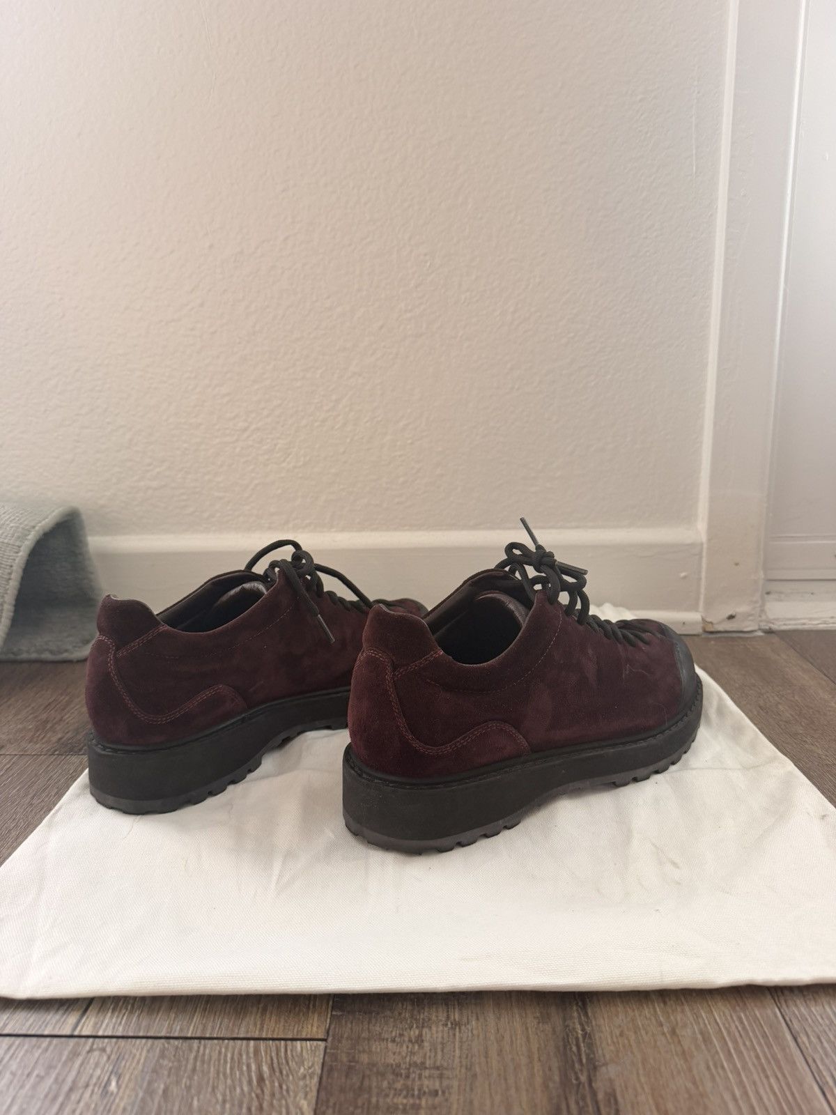 Diemme DIEMME AMPEZZO BURGUNDY SUEDE LOW BOOTS Size US 8 / EU 41 - 4 Thumbnail