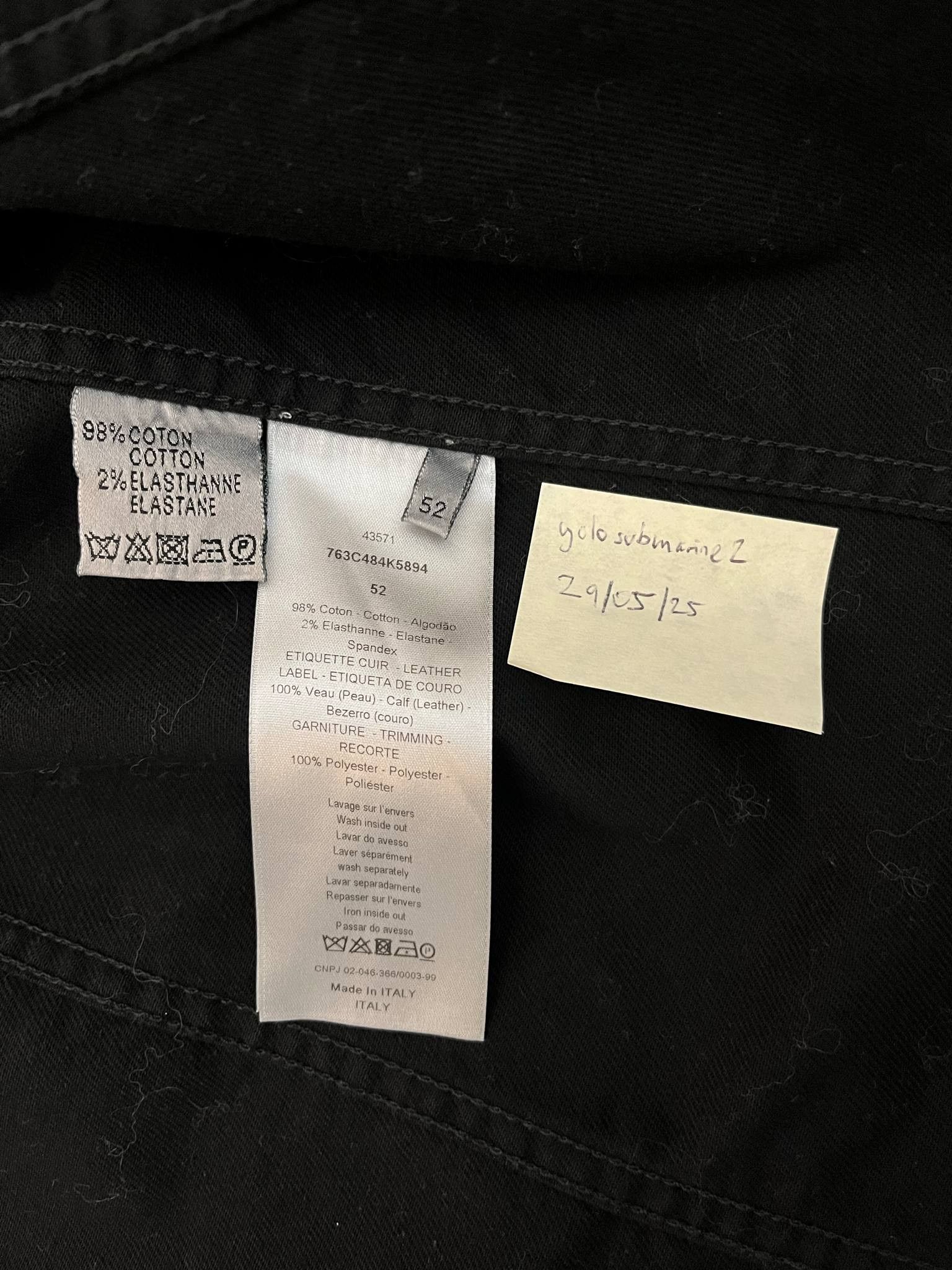 Dior Dior x Toru Kamei Denim Jacket Size US M / EU 48-50 / 2 - 4 Thumbnail