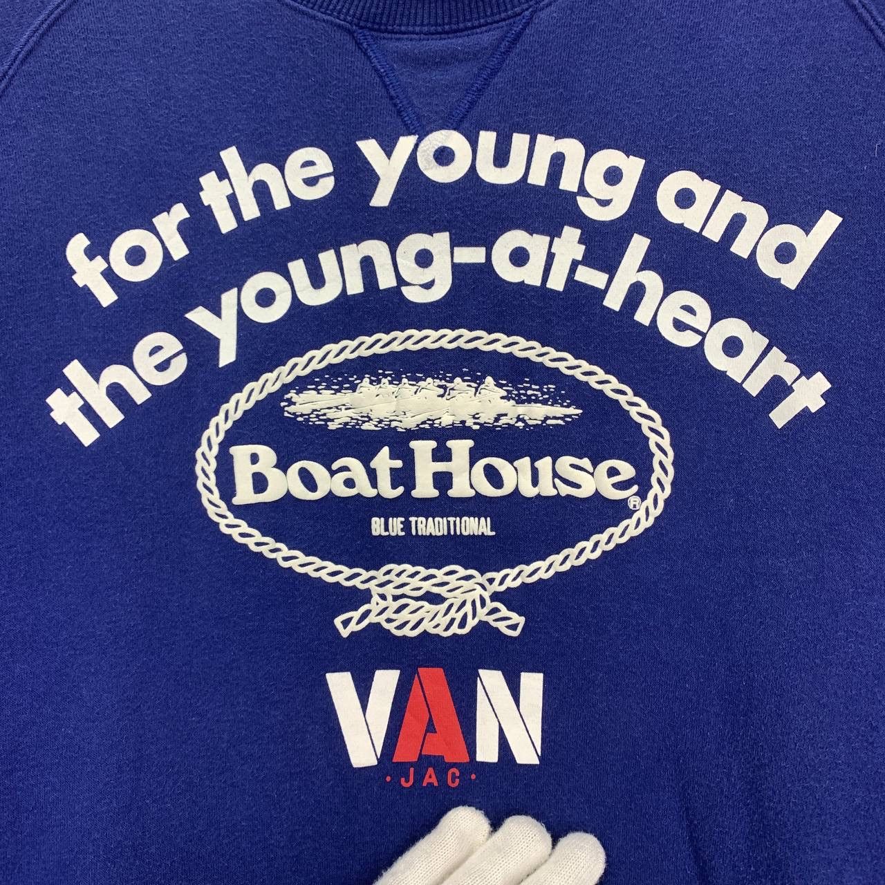 Japanese Brand Vintage VAN JAC Crew Neck Sweatshirt #2445/AJ Size US M / EU 48-50 / 2 - 2 Thumbnail