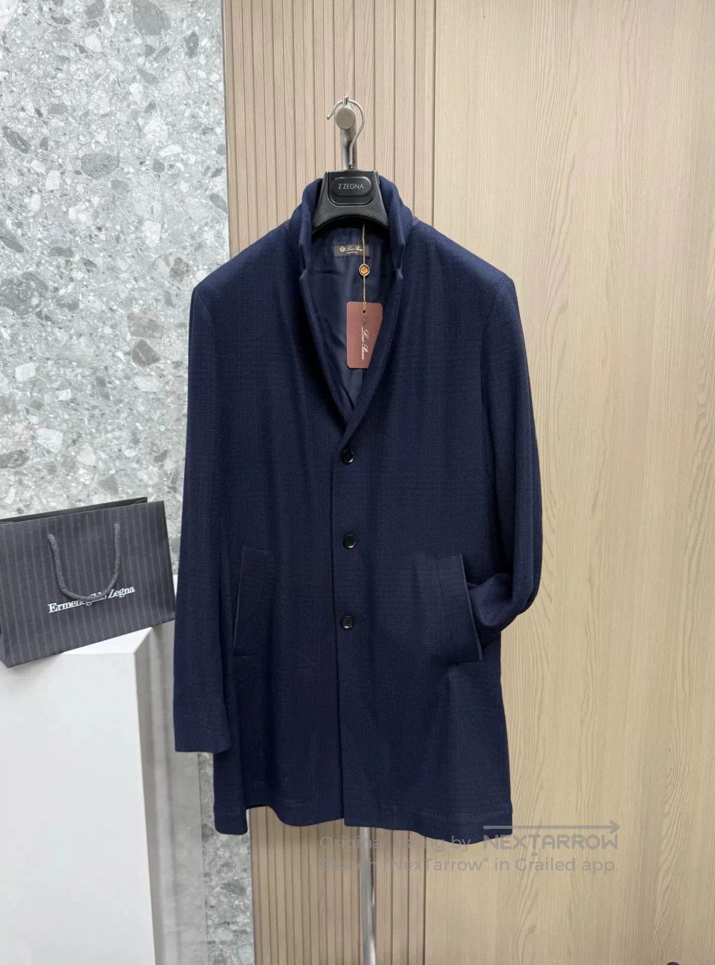 Loro Piana Loro Piana Gift Of King 12 Micron Checked Coat. Size US XL / EU 56 / 4 - 1 Thumbnail