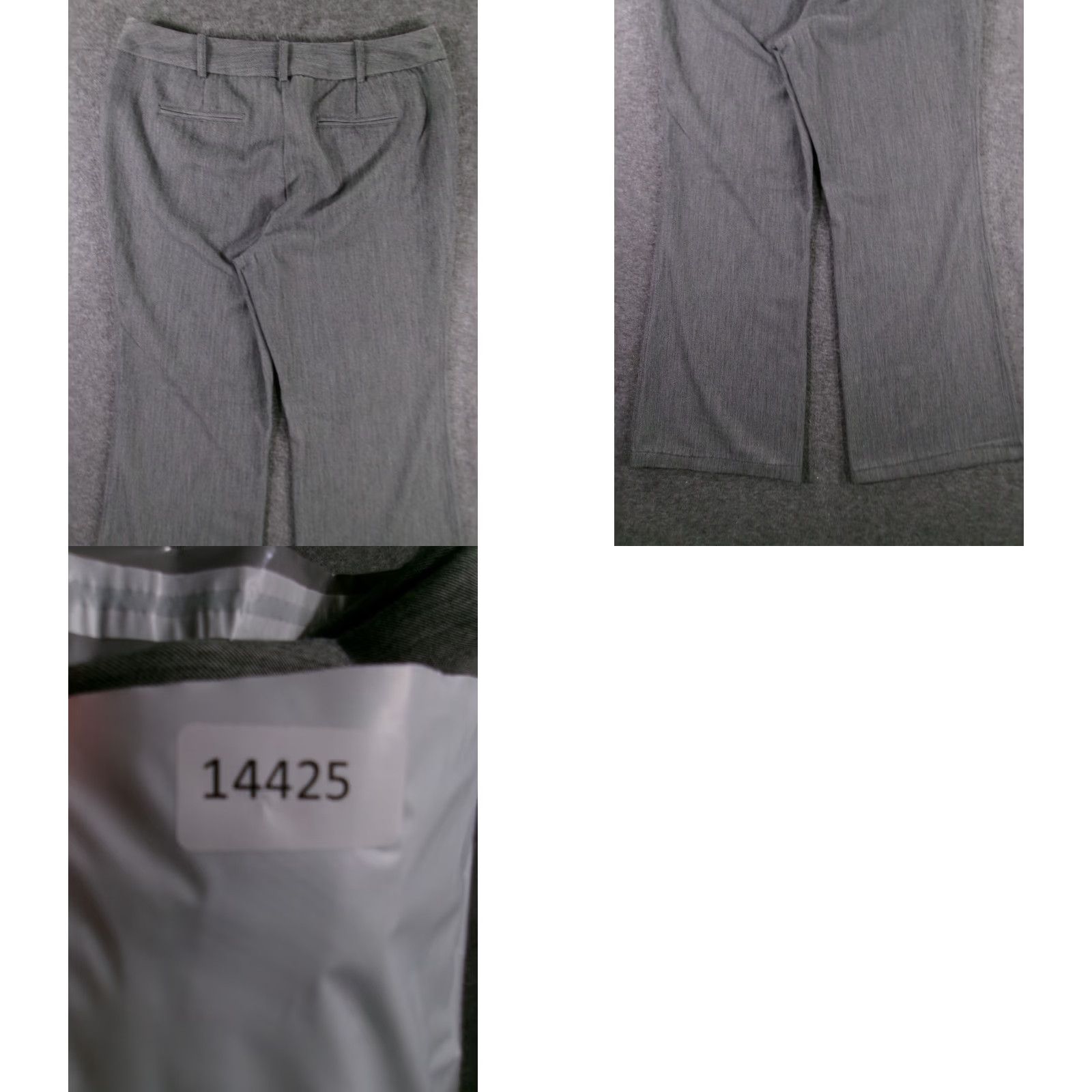 George George Pants Women 14 Gray Capsule Office Work Dress Pants City Casual Stretch Straight 29in Inseam Regular Size 36" / US 14 / IT 50 - 9 Thumbnail