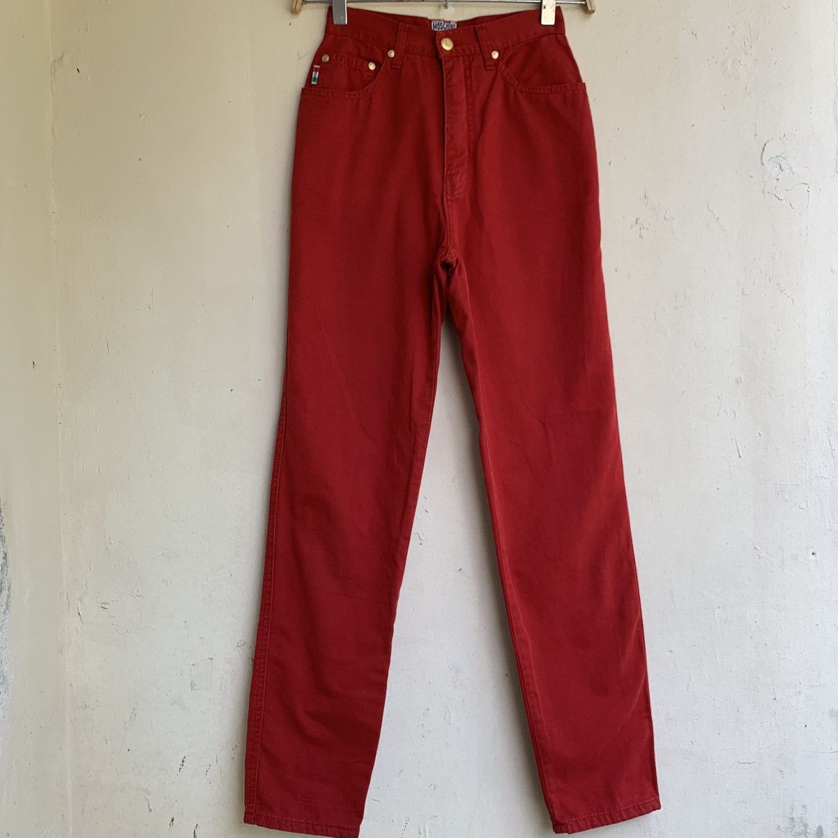 Moschino Vintage Moschino Jeans Womens Red Size 26" / US 2 / IT 38 - 1 Thumbnail