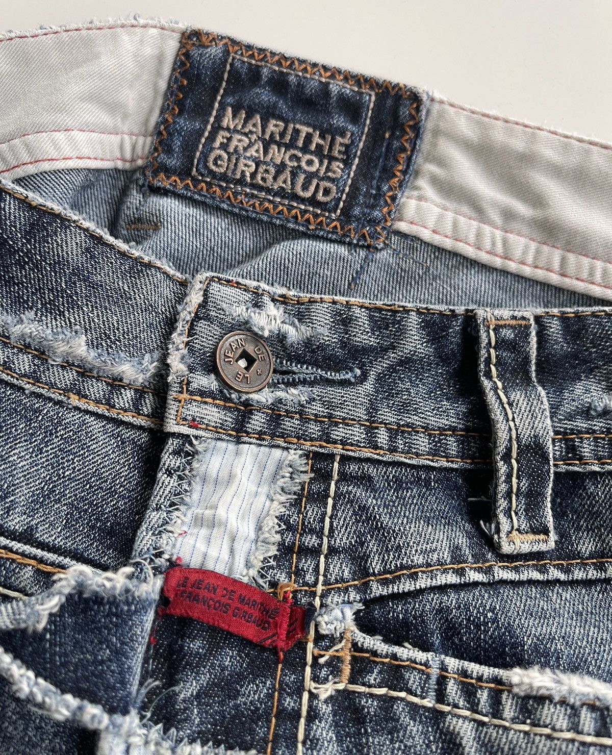 Marithe + Francois Girbaud MFG Distressed Jeans Size US 31 - 10 Thumbnail