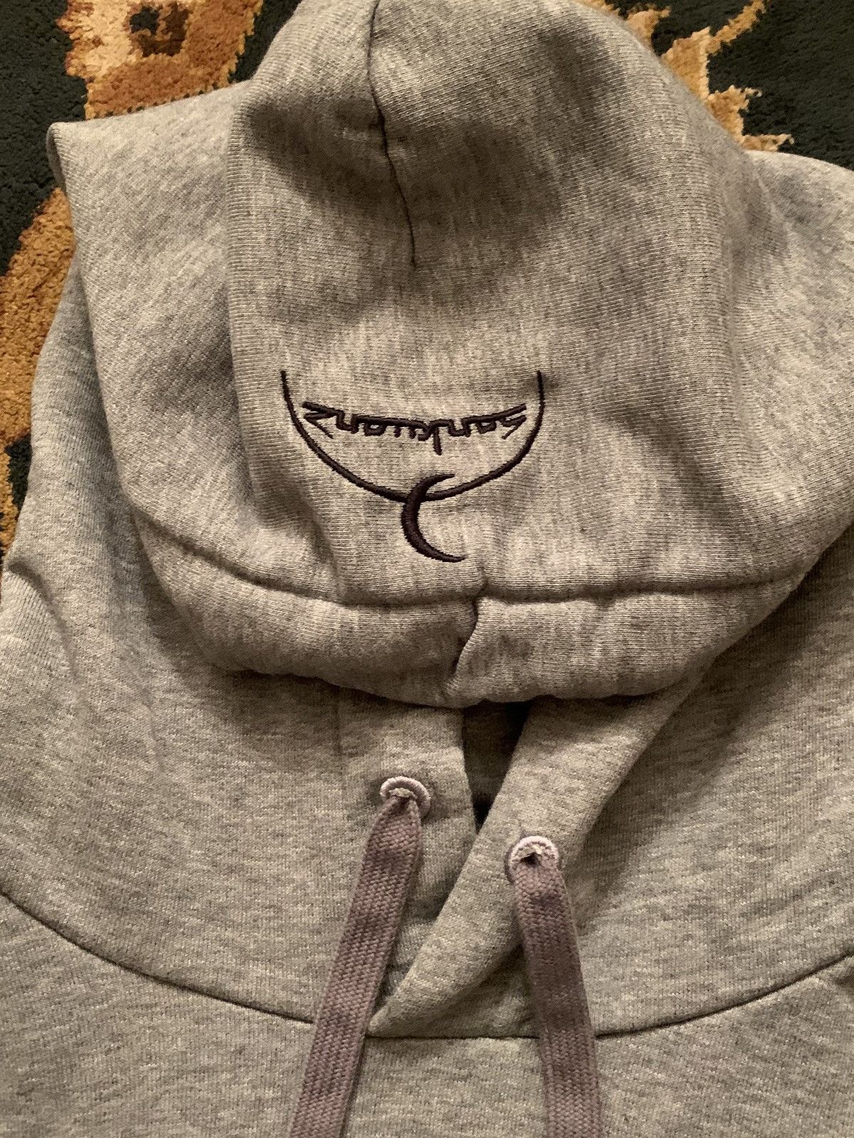 Puma Vintage Y2K Puma X Sankuanz Rubberized Logo Grey LS Hoodie Size US S / EU 44-46 / 1 - 5 Thumbnail