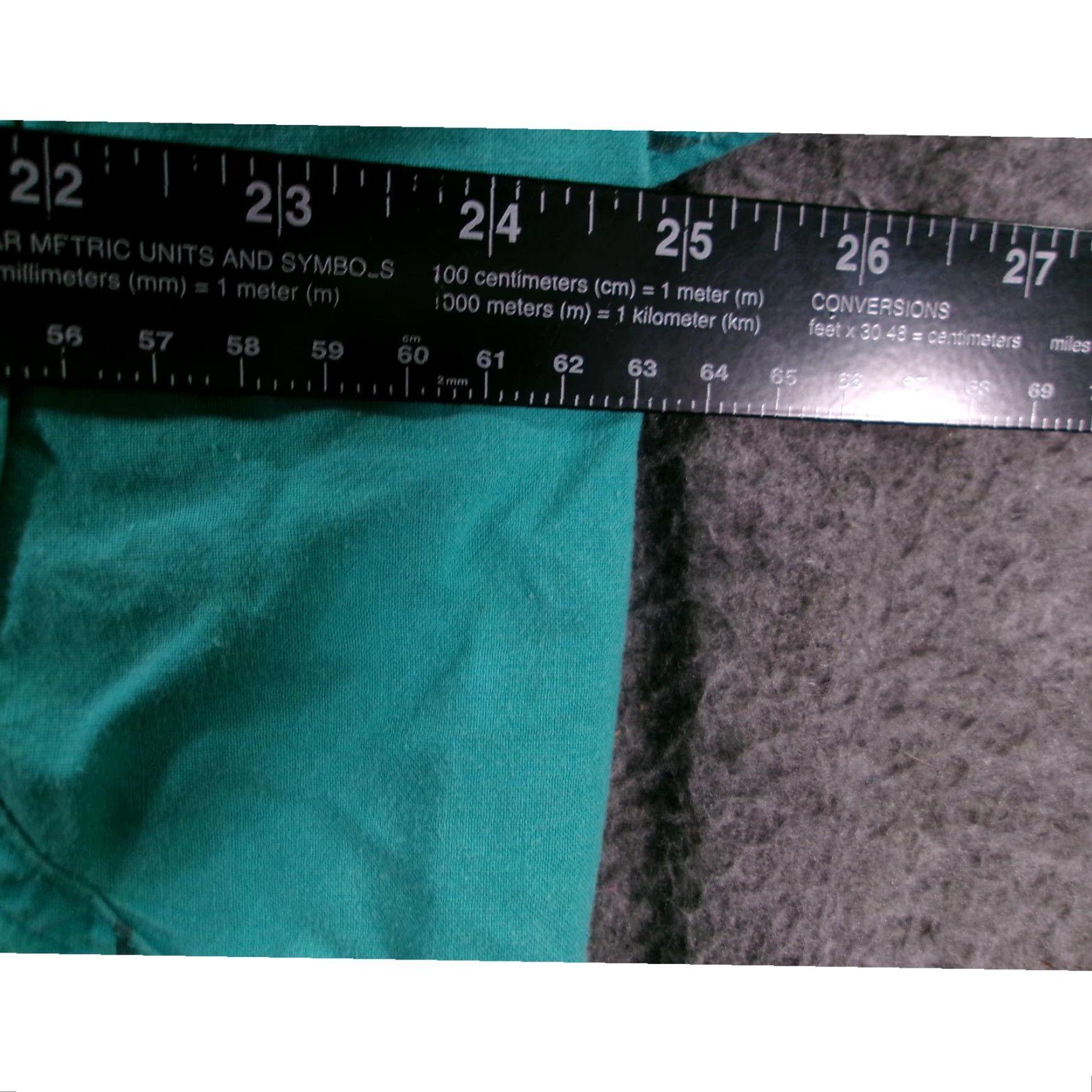 Bugle Boy VINTAGE Bugle Boy Shirt Adult XL Teal Striped Button-Up Cotton Short Sleeve Pockets 90s Mens Size US XL / EU 56 / 4 - 4 Thumbnail