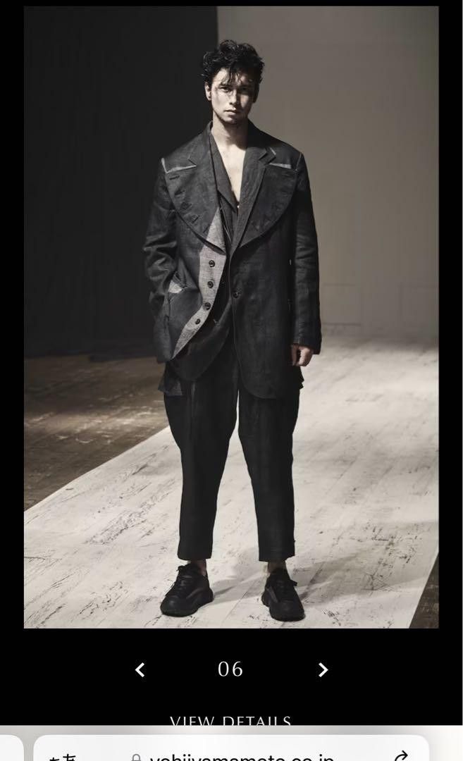 Yohji Yamamoto Yohji Yamamoto pour homme 2022ss Look6 setup Size US M / EU 48-50 / 2 - 2 Thumbnail