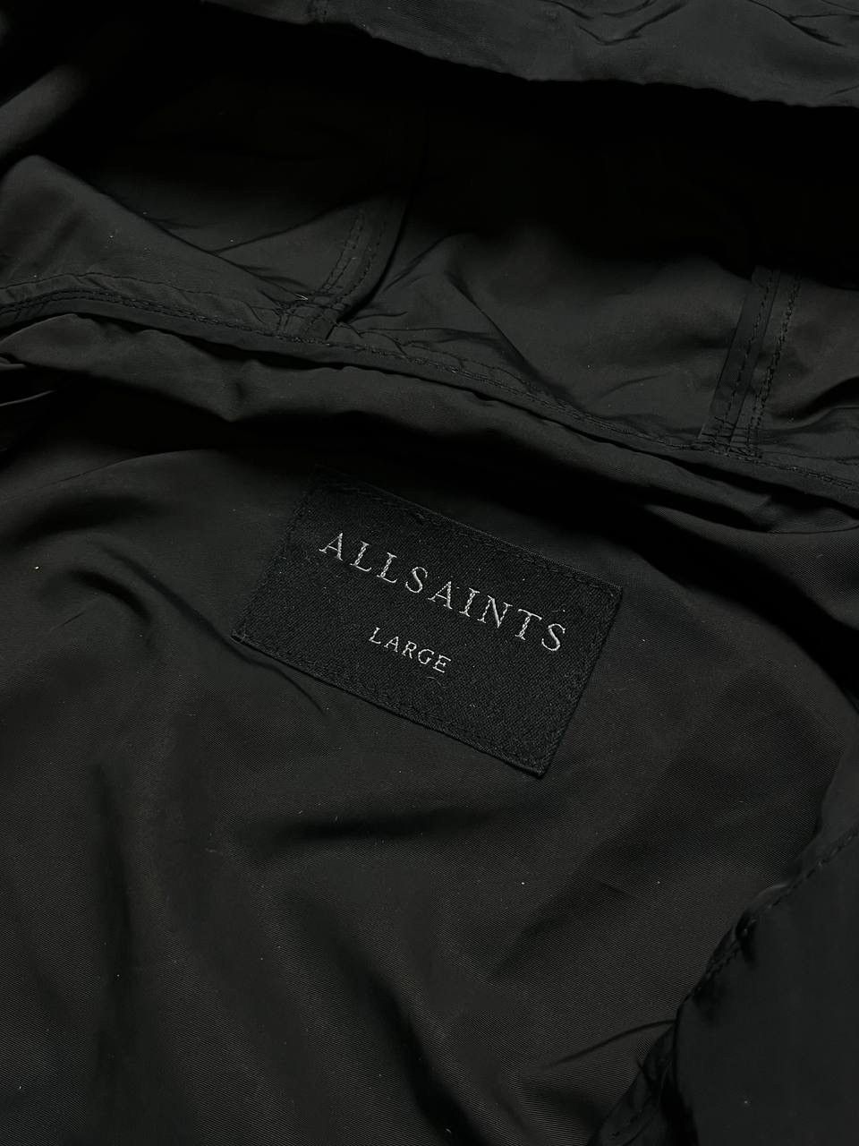 Allsaints Vintage Allsaints Nylon Black Jacket L Size US L / EU 52-54 / 3 - 7 Thumbnail
