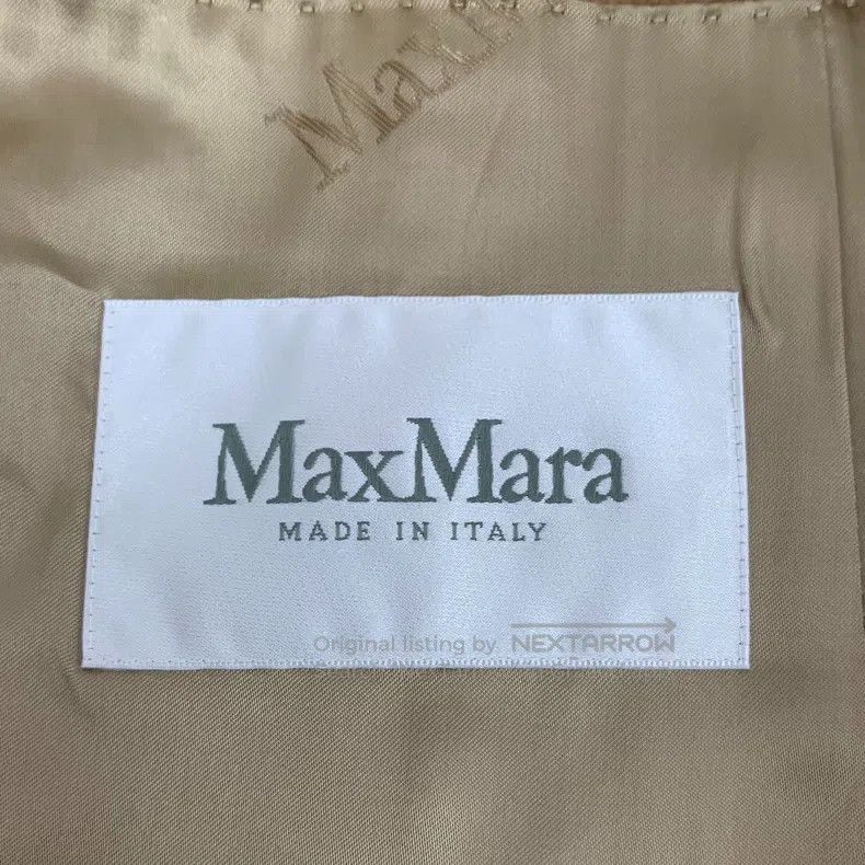 Max Mara Max Mara Brown Camel Hair Hooded Belted Long-Sleeve Coat Size S / US 4 / IT 40 - 5 Thumbnail