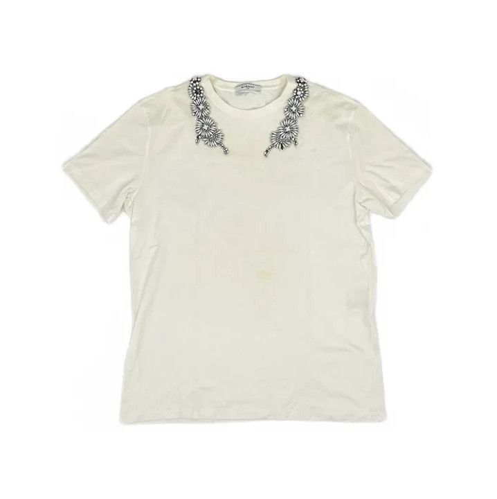 Givenchy Givenchy Embroidered Collar Short Sleeve Shirt Size US S / EU 44-46 / 1 - 1 Thumbnail