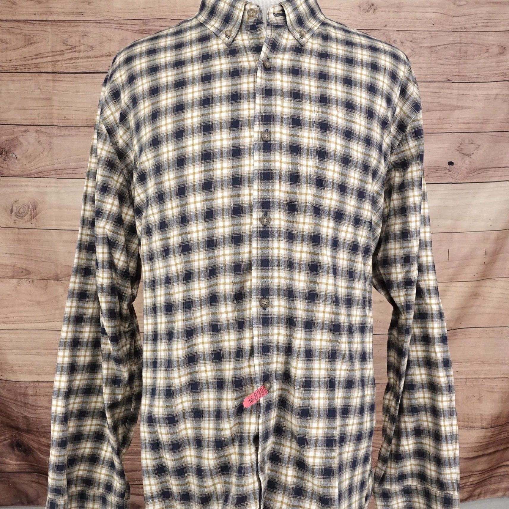 Eddie Bauer VINTAGE Eddie Bauer Shirt Mens 2XL Long Sleeve Cotton Flannel Plaid Button-Down Casual Men Size US XXL / EU 58 / 5 - 3 Thumbnail