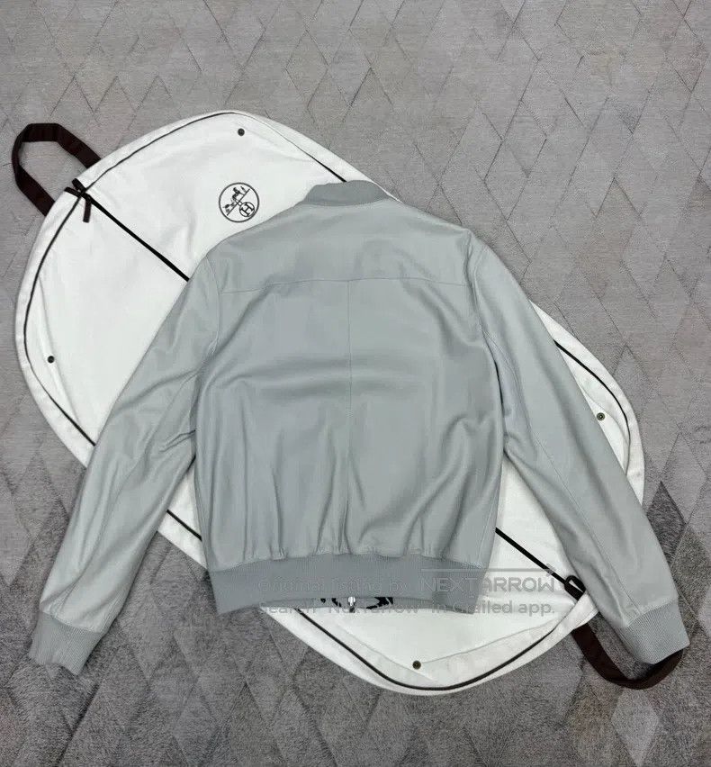 Hermes Hermes Autumn-Winter Double-Faced Leather Jacket with One Size US M / EU 48-50 / 2 - 3 Thumbnail