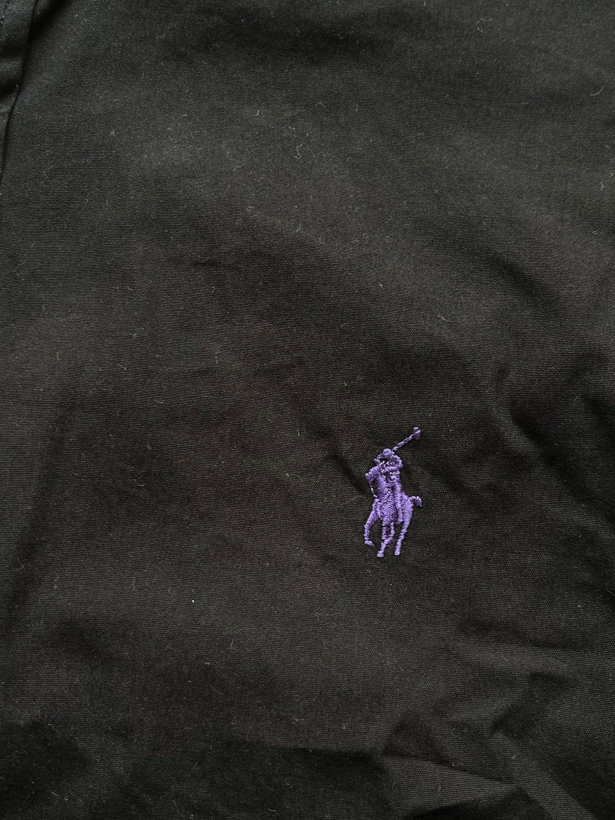 Polo Ralph Lauren Polo Ralph Lauren Sz L Black Purple Small Pony Shirt Size US L / EU 52-54 / 3 - 3 Thumbnail