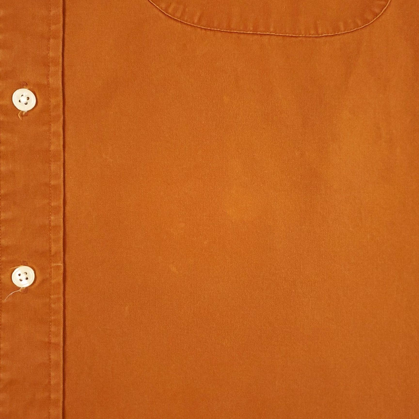 Tommy Hilfiger Tommy Hilfiger Shirt Mens Medium Orange Button-Up Short Sleeve Casual Button-Front Classic Modern Classic Mens M Orange Shirt Size US M / EU 48-50 / 2 - 4 Thumbnail