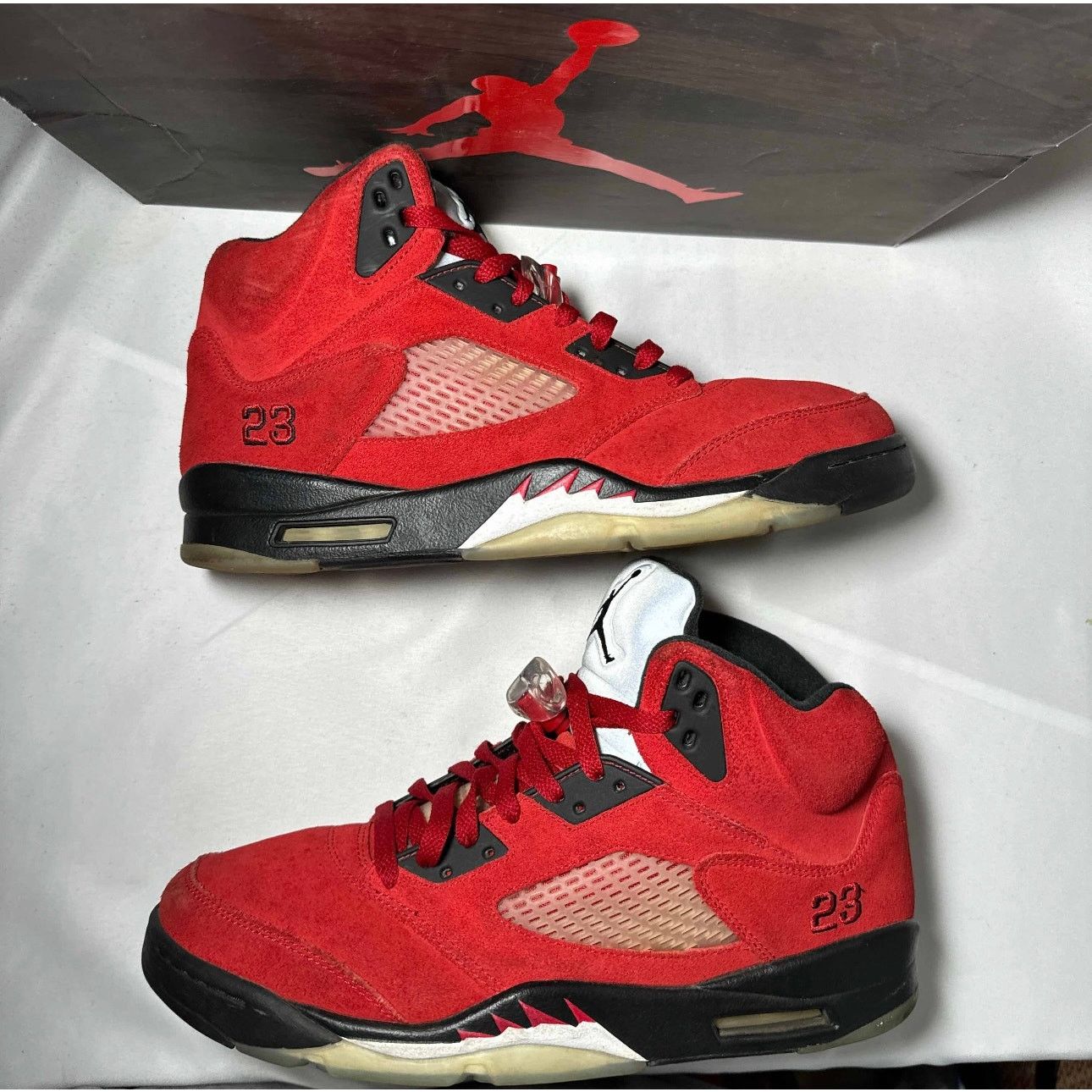 Jordan Brand × Nike Size 11.5 - Air Jordan 5 Retro Raging Bull 2021 Men's Shoes Size US 11.5 / EU 44-45 - 2 Thumbnail